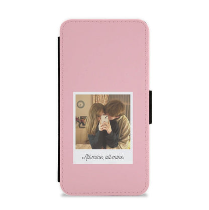 All Mine, All Mine - Personalised Couples Flip / Wallet Phone Case