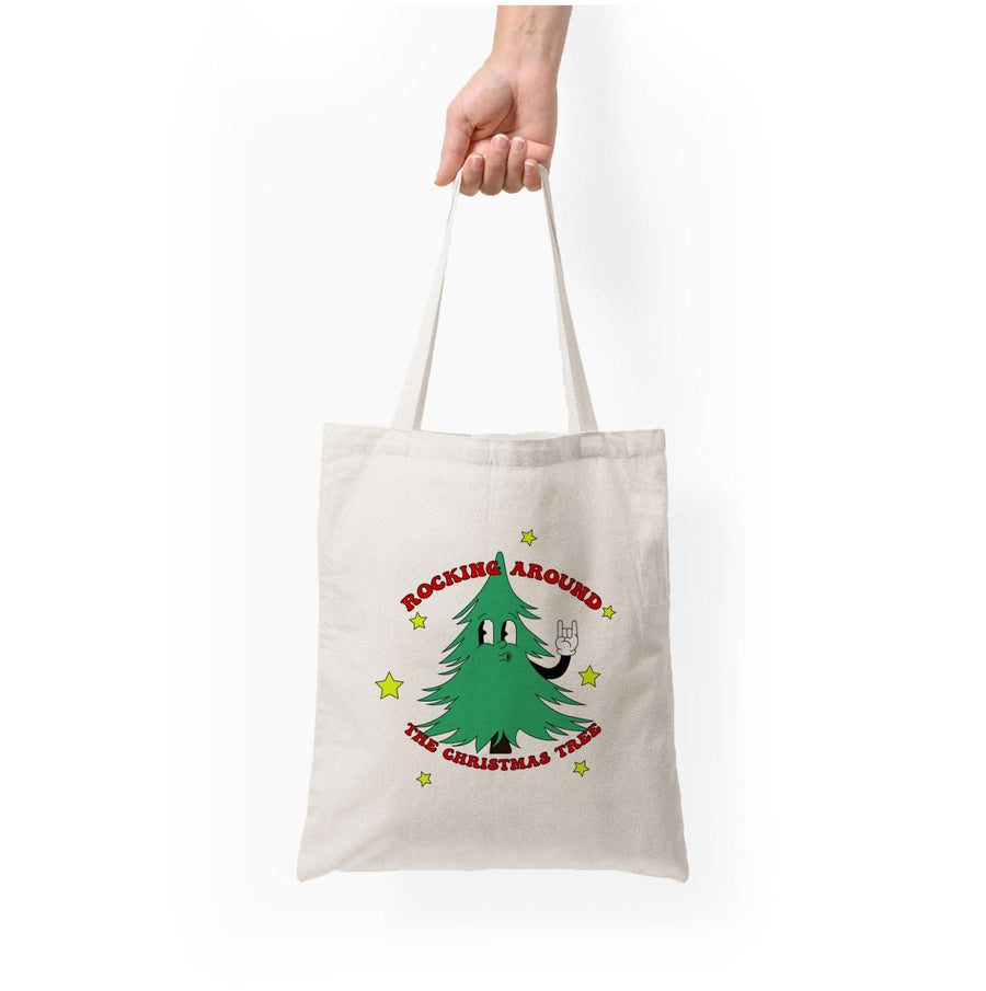 Rocking Around The Christmas Tree - Christmas Songs Tote Bag