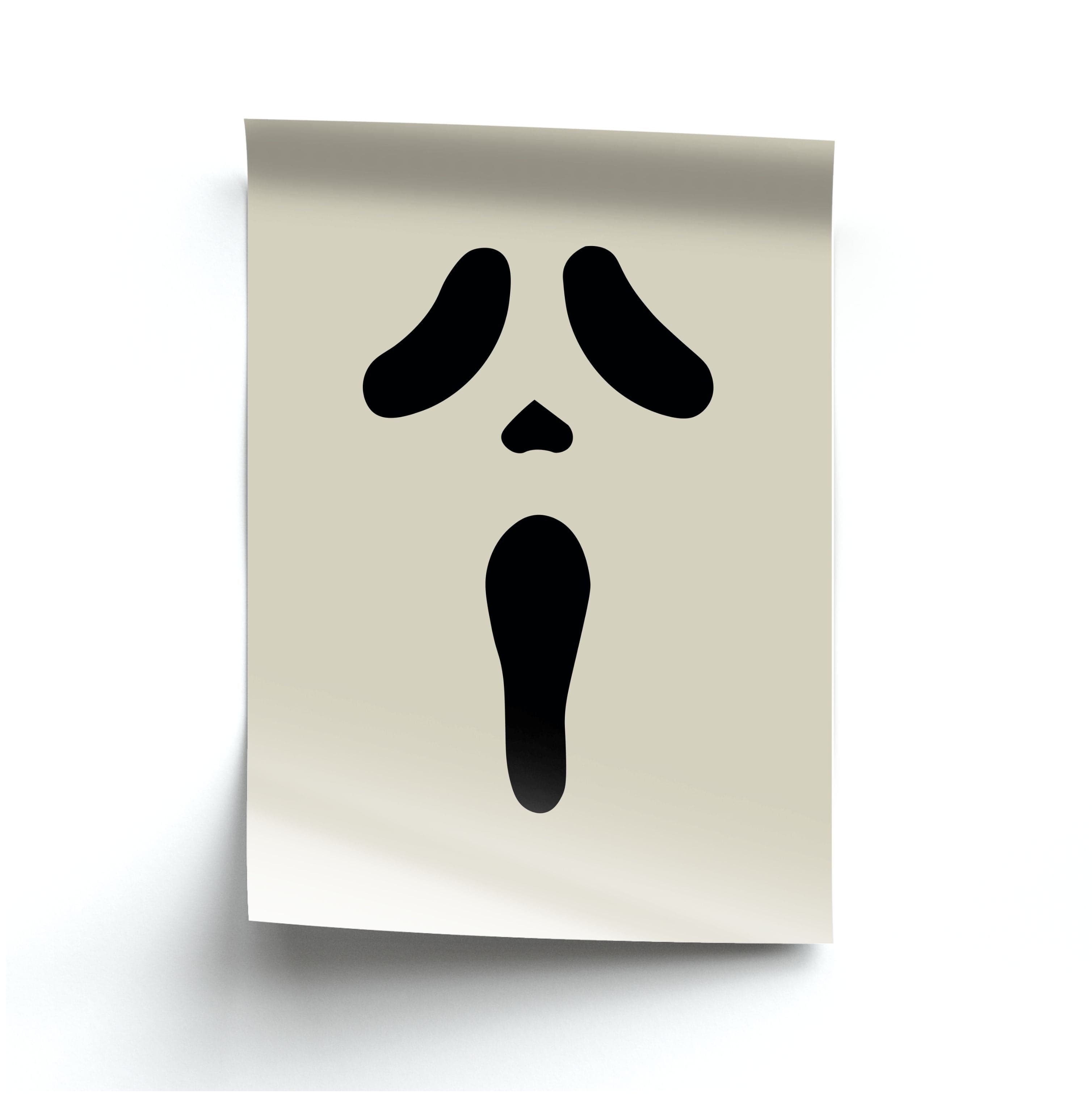 Scream Face Poster