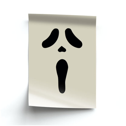 Scream Face Poster