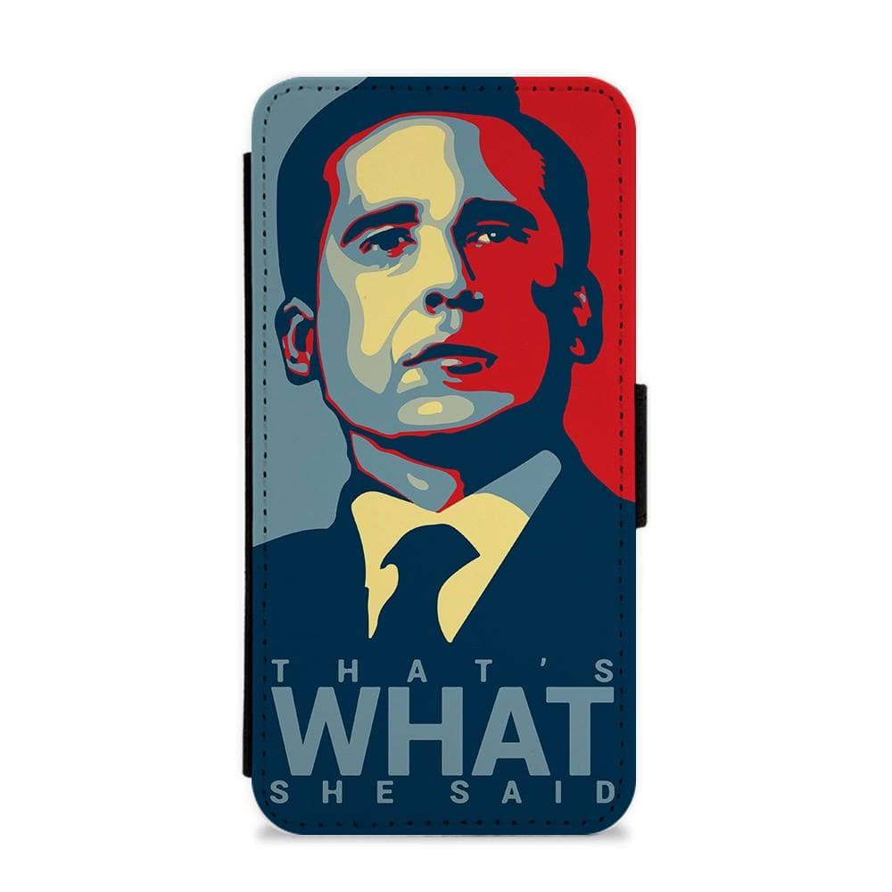 That's What She Said - The Office Flip / Wallet Phone Case - Fun Cases