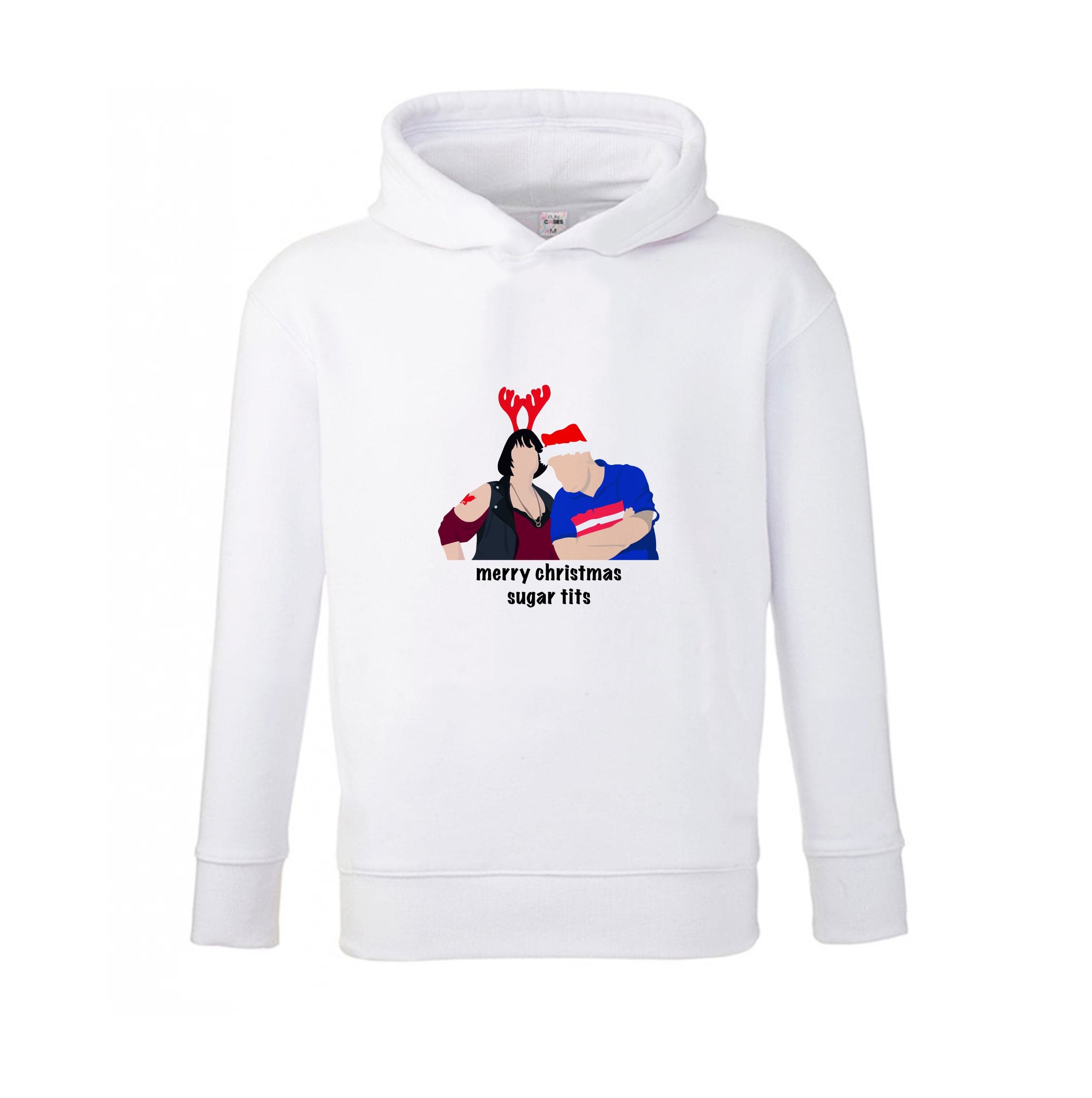 Merry Christmas Sugar Tits Kids Hoodie