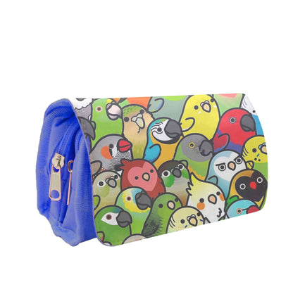 Everybirdy Pattern Pencil Case