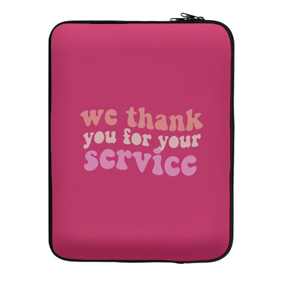 We Thank You For Your Service - Heartstopper Laptop Sleeve