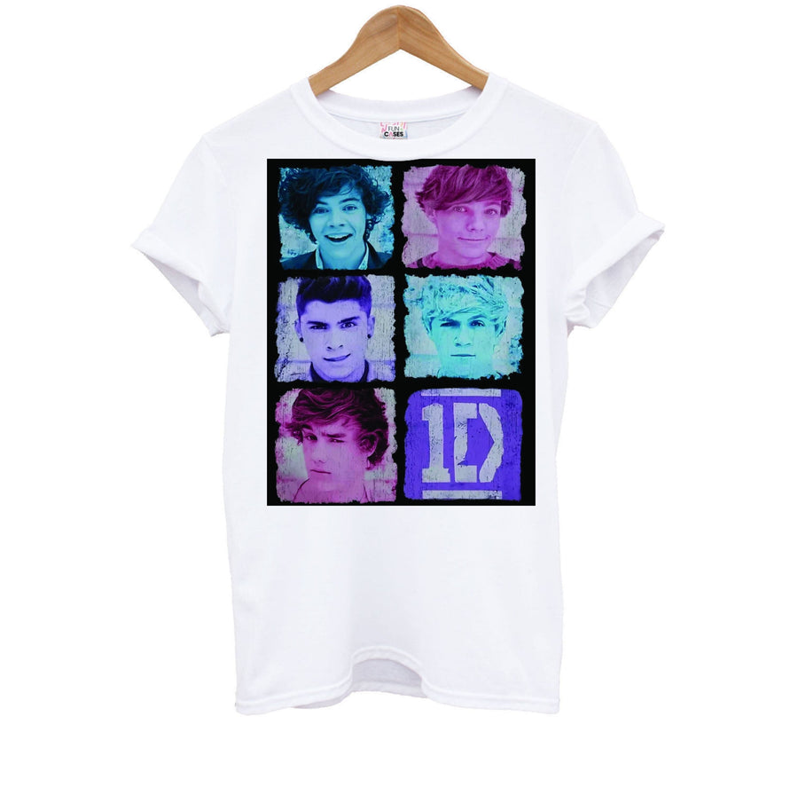 1D Memebers - One Direction Kids T-Shirt