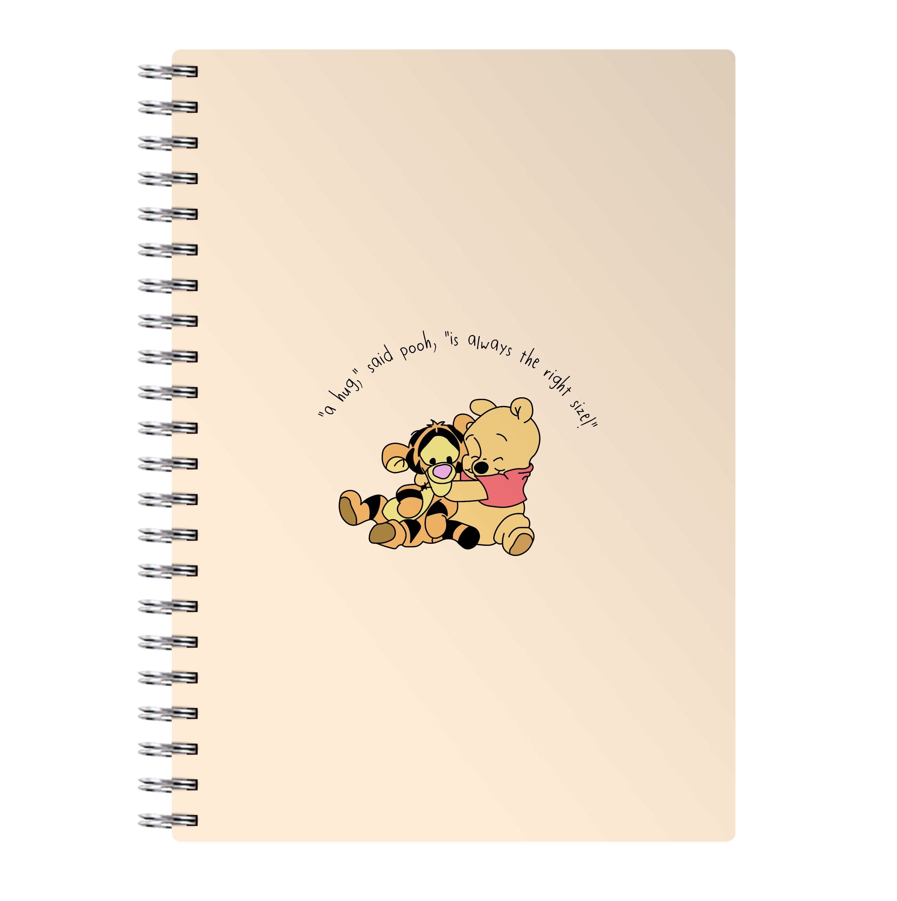 A Hug Said Pooh - Winnie Notebook