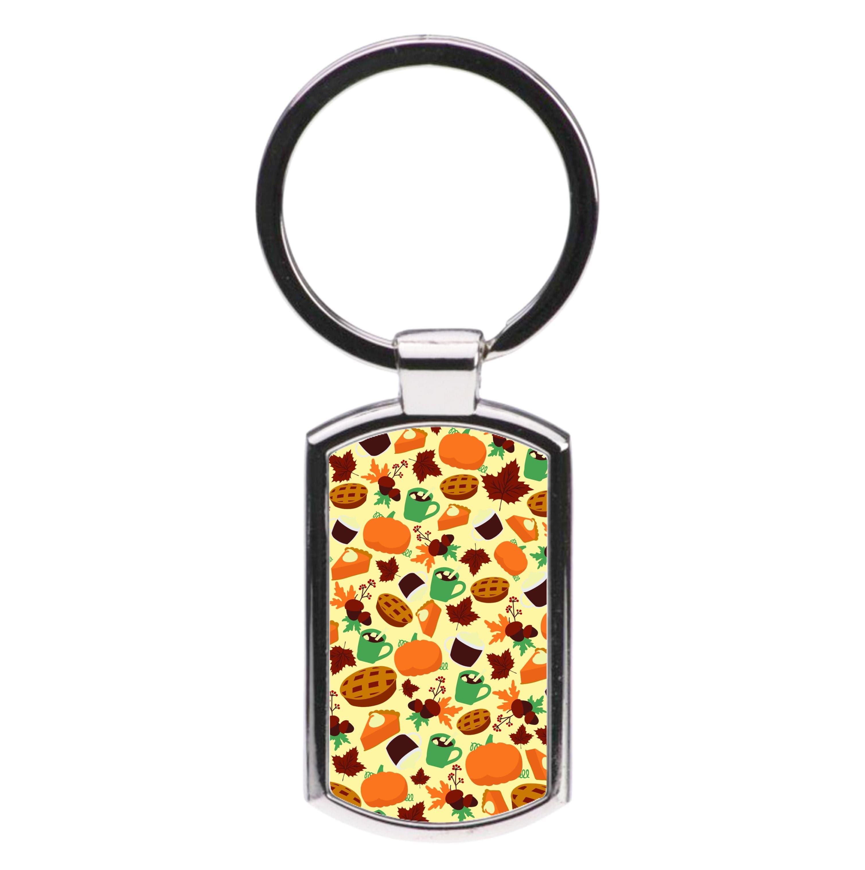 Fall Pattern Luxury Keyring