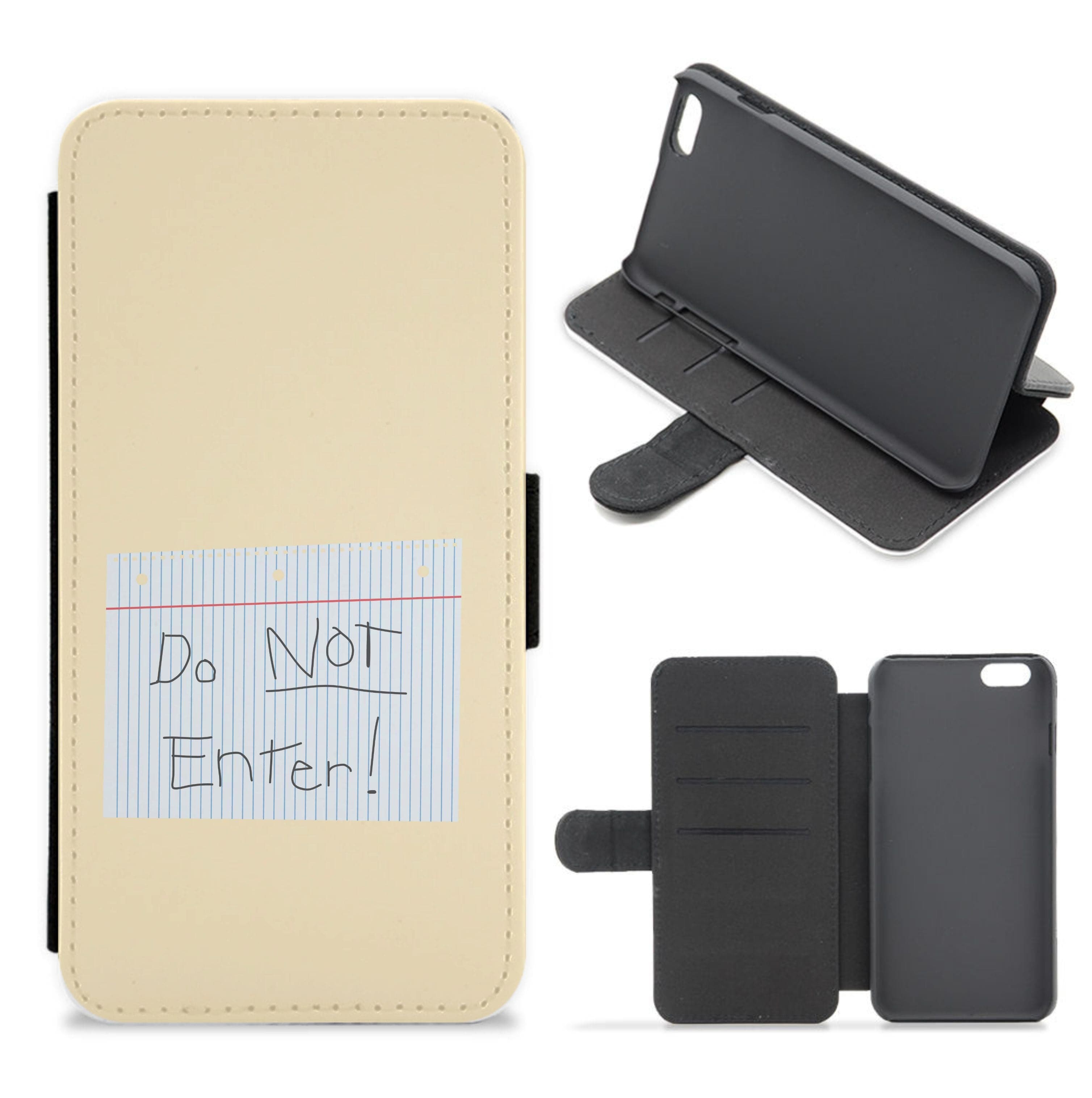 Do Not Disturb - Sheldon Flip / Wallet Phone Case