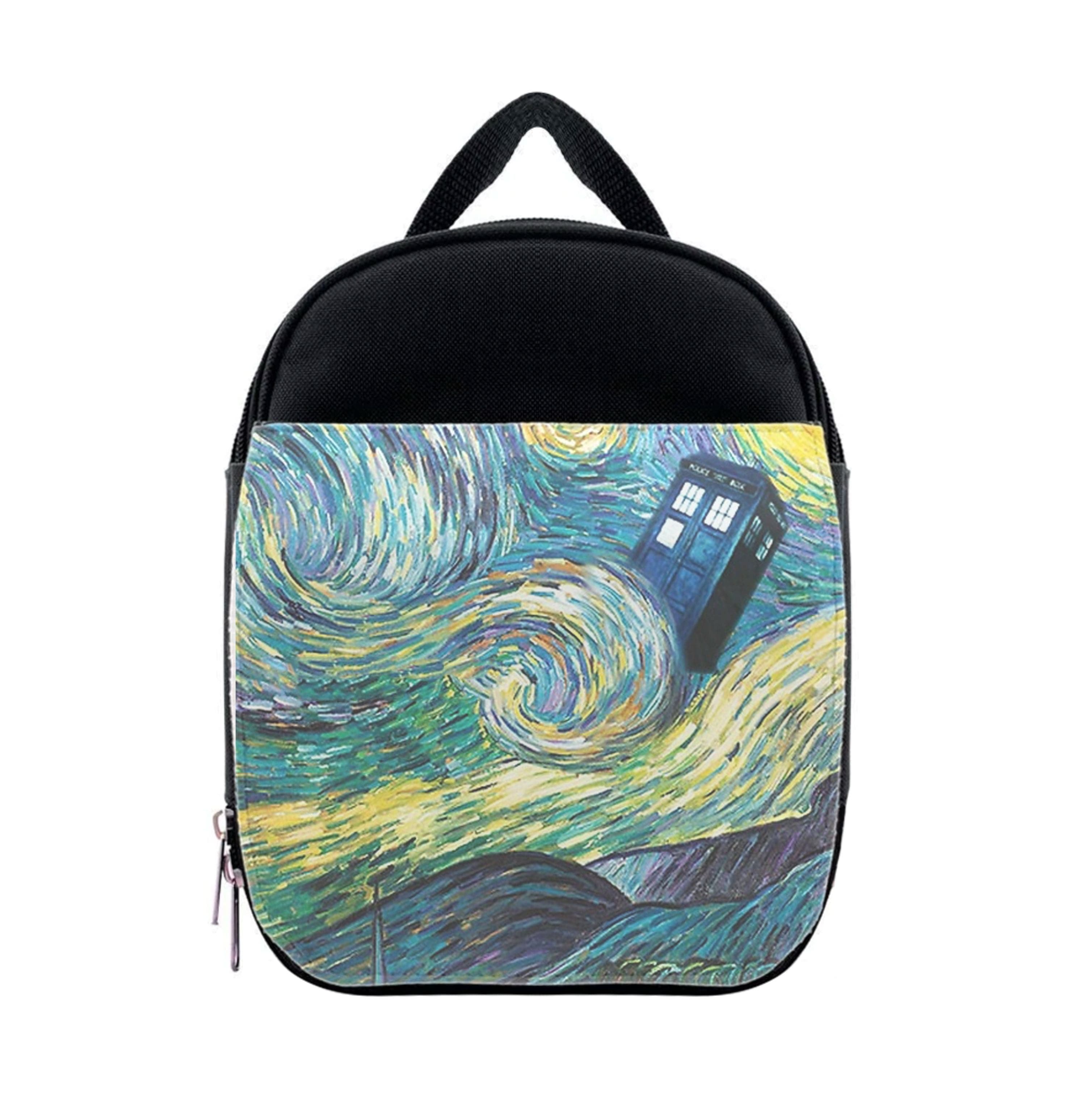 Starry Night Tardis Lunchbox