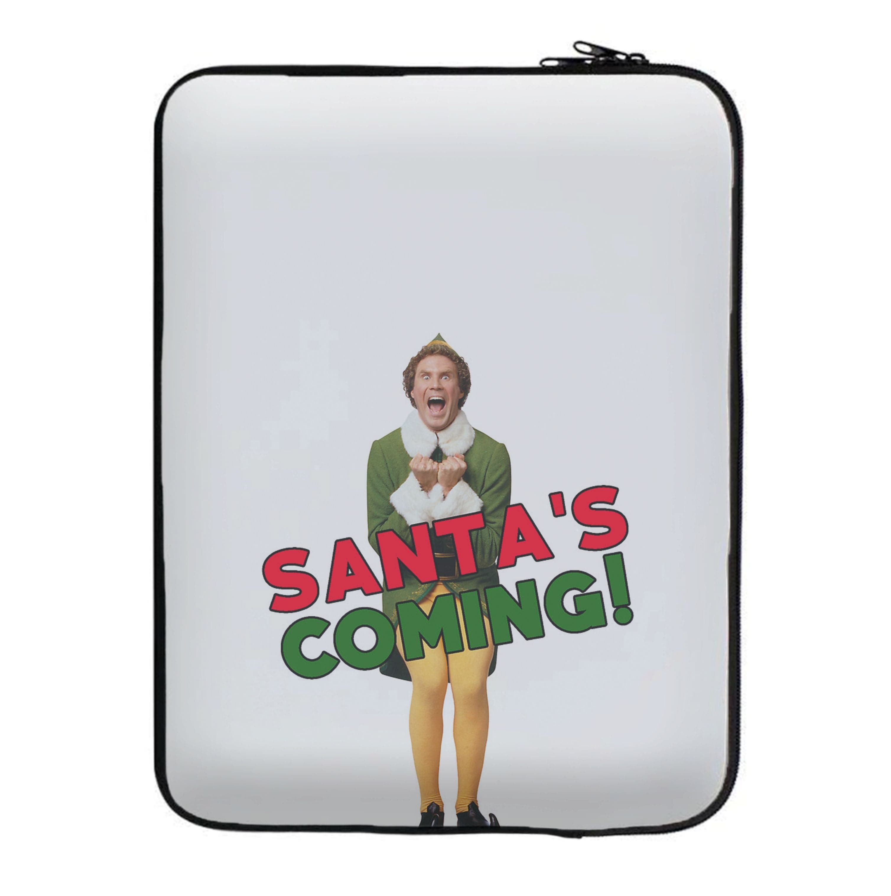 Buddy The Elf - Santa's Coming! Laptop Sleeve