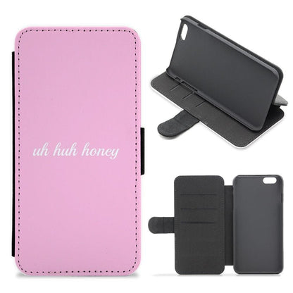 Uh Huh Honey - Kanye West Flip Wallet Phone Case - Fun Cases