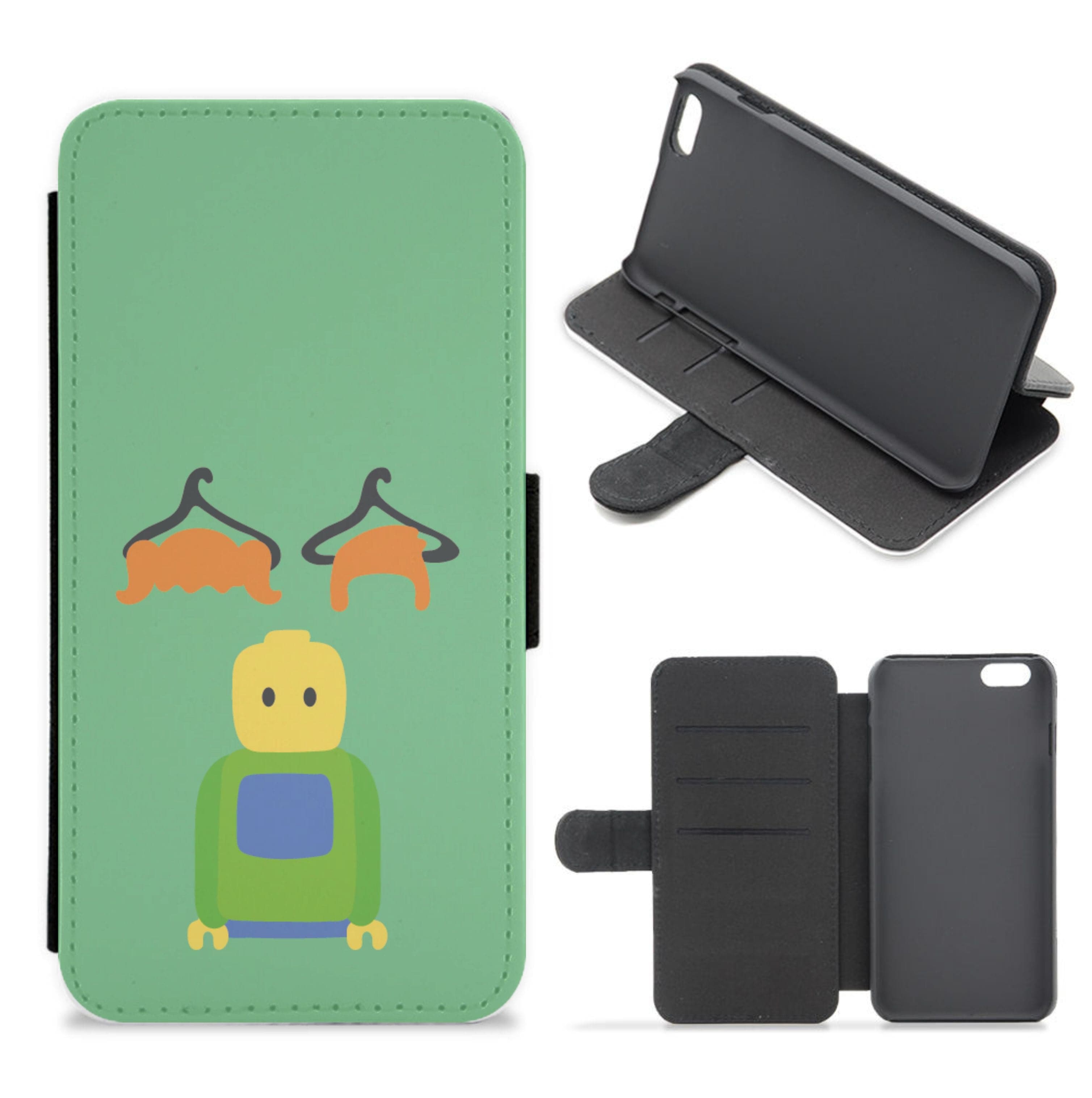 Pick Your Hair - Bricks Flip / Wallet Phone Case