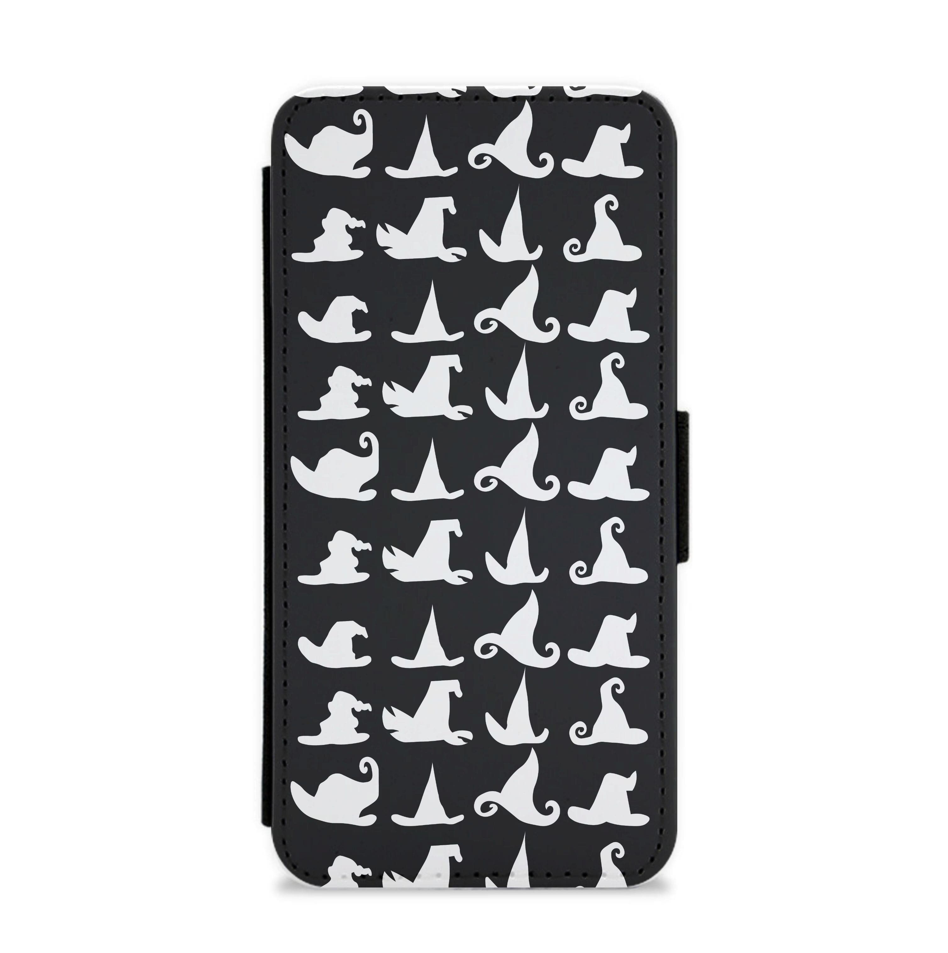 Witch's Hat Pattern - Halloween Flip / Wallet Phone Case