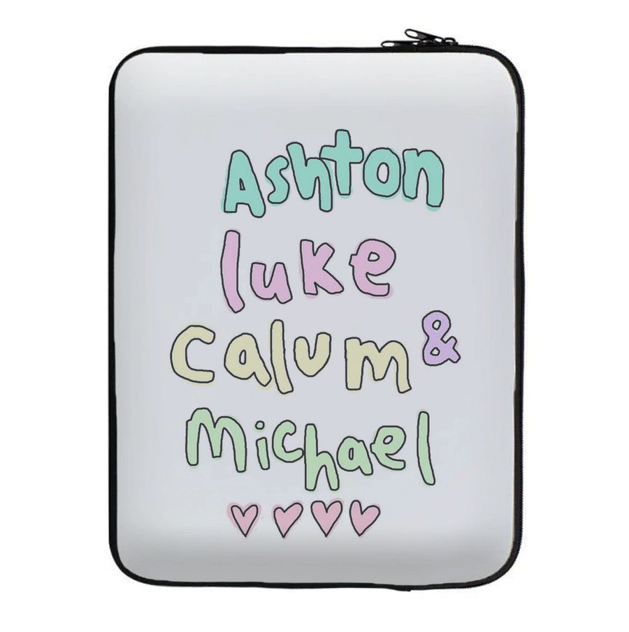 5 Seconds of Summer - Ashton, Luke, Calum & Michael Laptop Sleeve