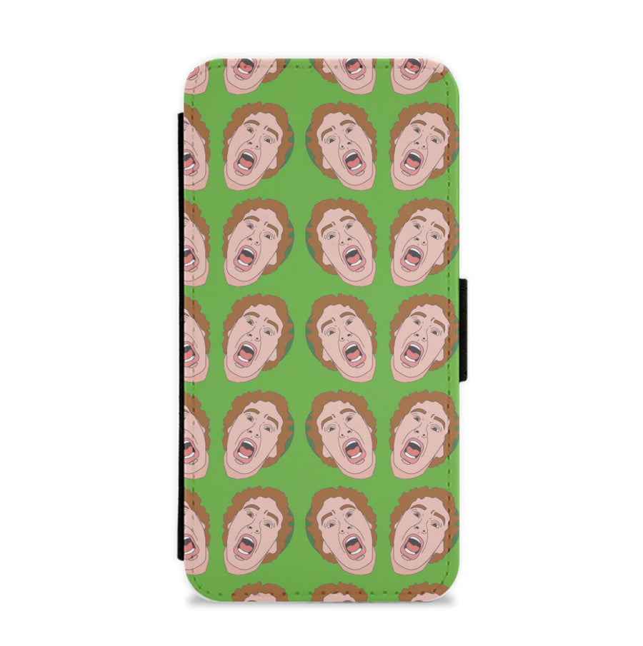 Buddy Face Pattern - Elf Flip / Wallet Phone Case