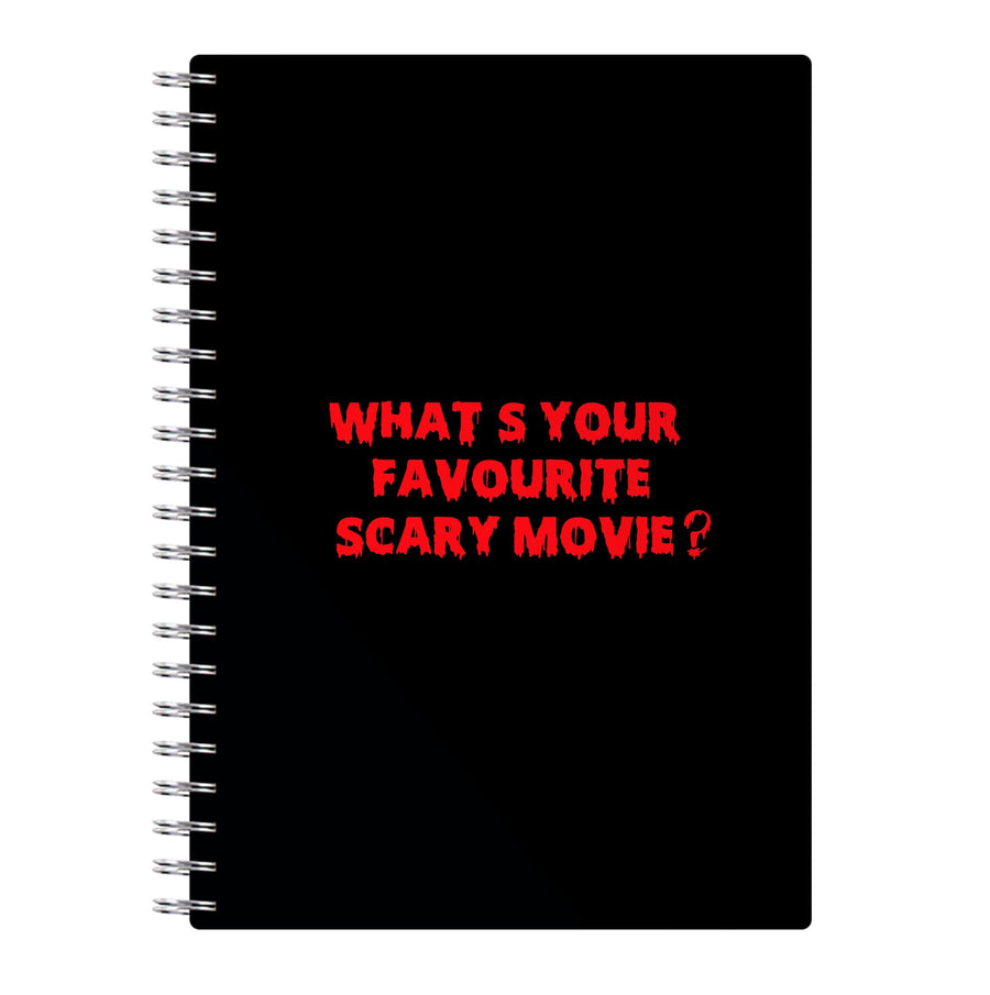 What's Your Favourite Scary Movie - Scream Notebook