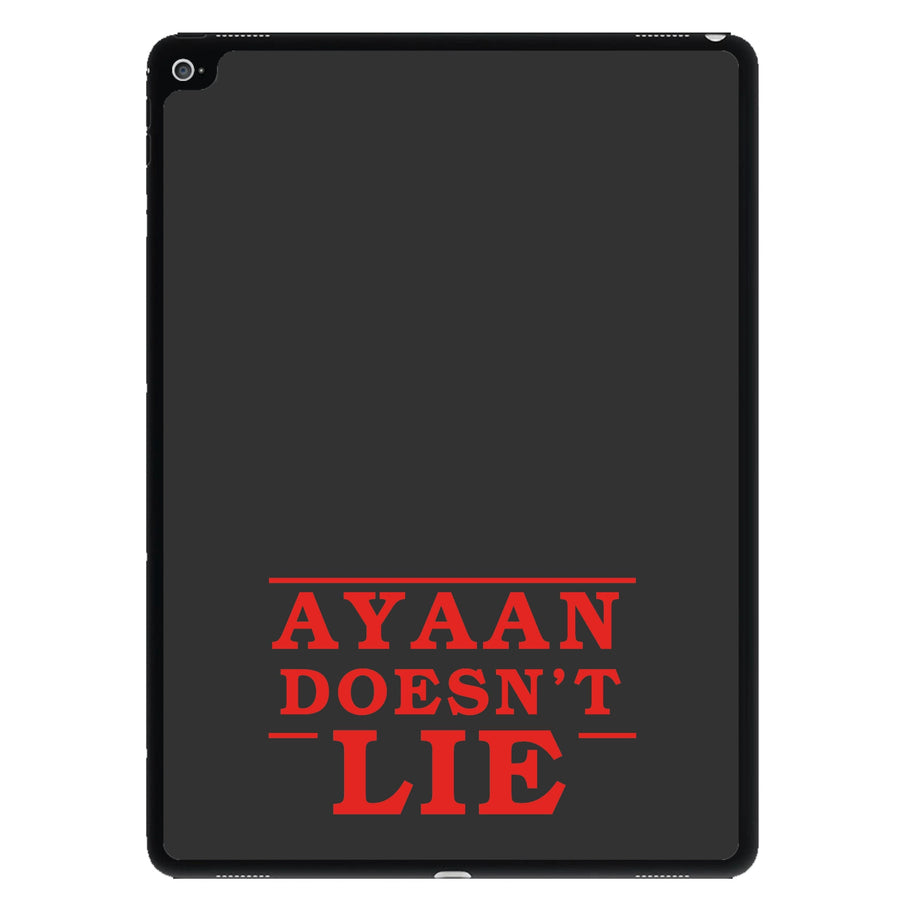 Doesn't Lie - Personalised Stranger Things iPad Case