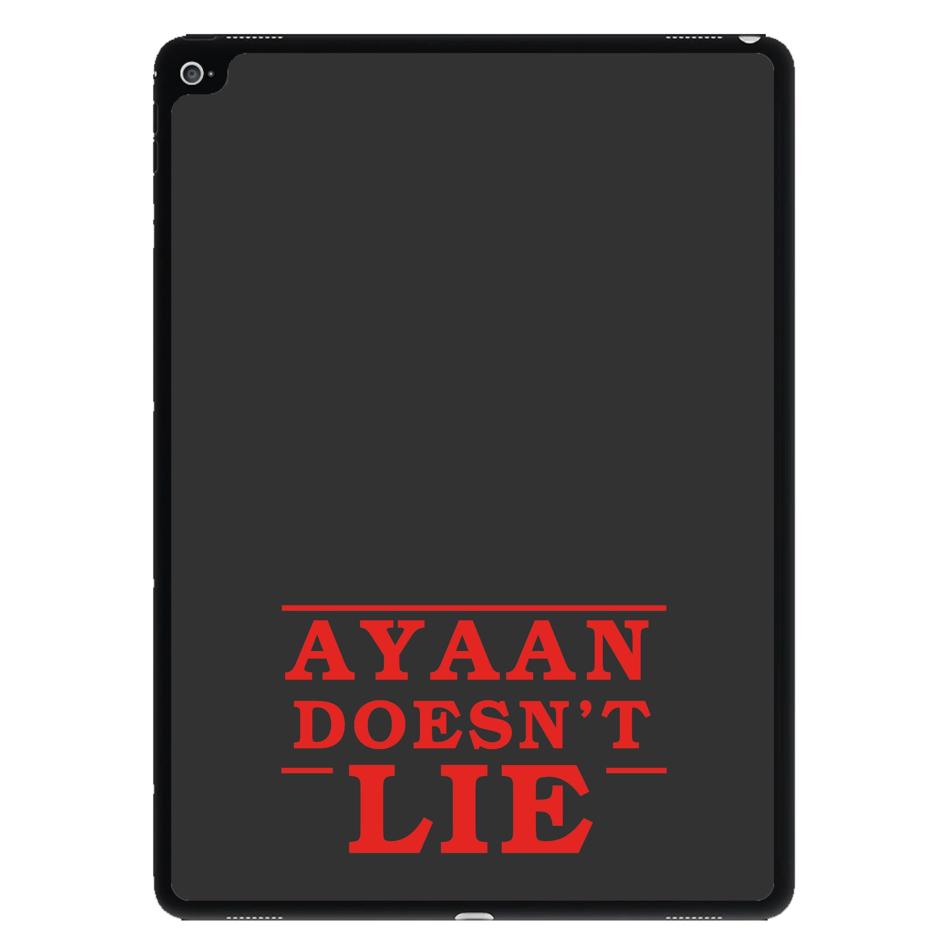 Doesn't Lie - Personalised Stranger iPad Case