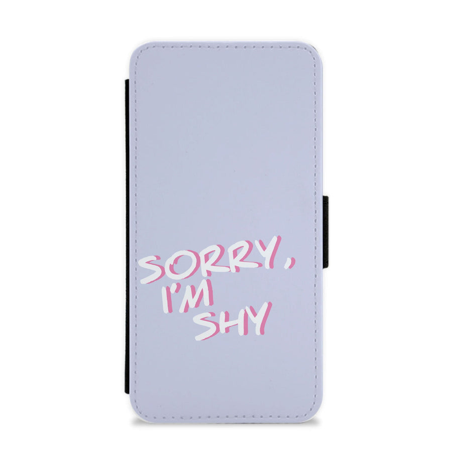 Sorry, I'm Shy - Nessa Barrett Flip / Wallet Phone Case