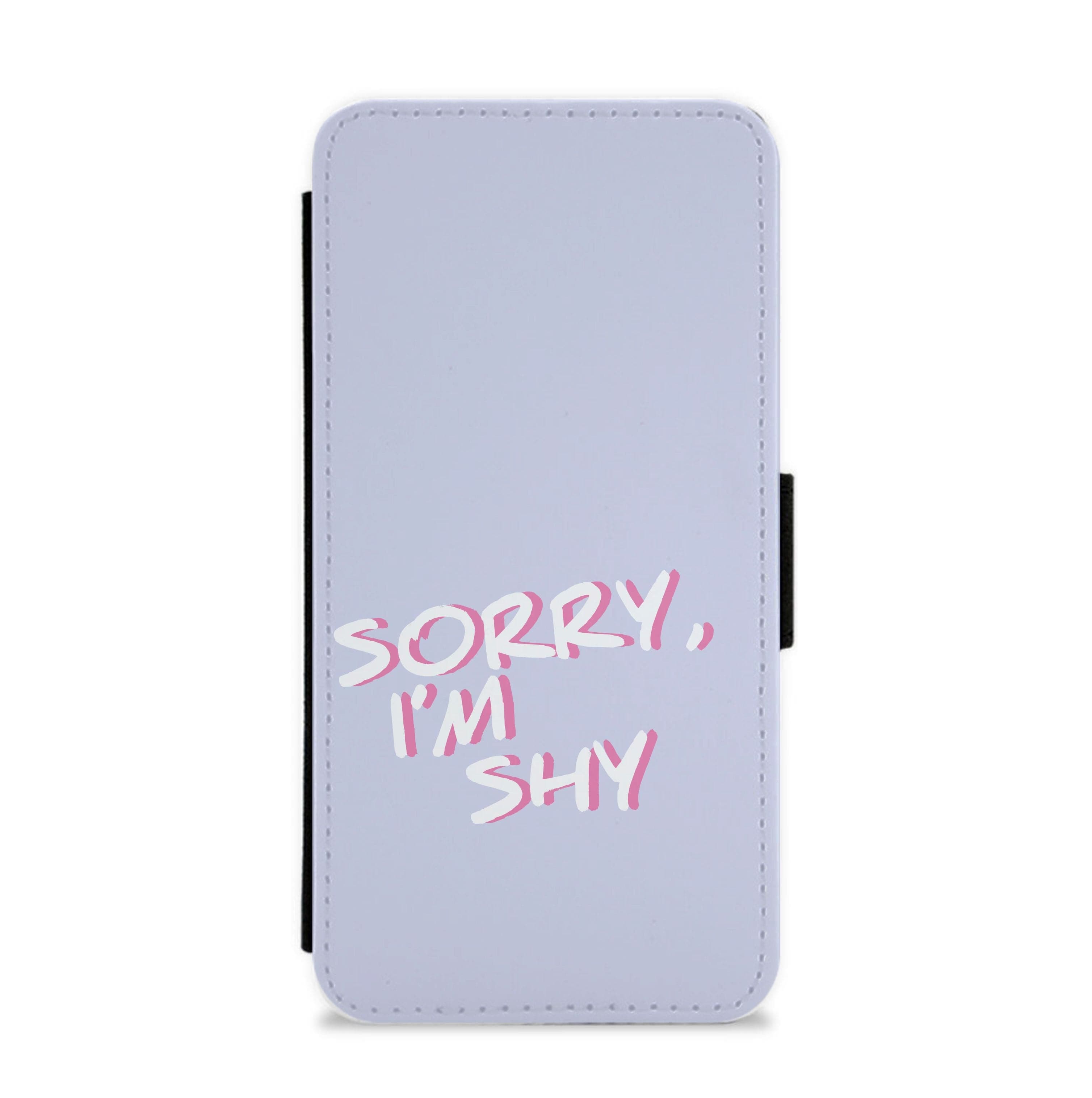 Sorry, I'm Shy - Nessat Flip / Wallet Phone Case