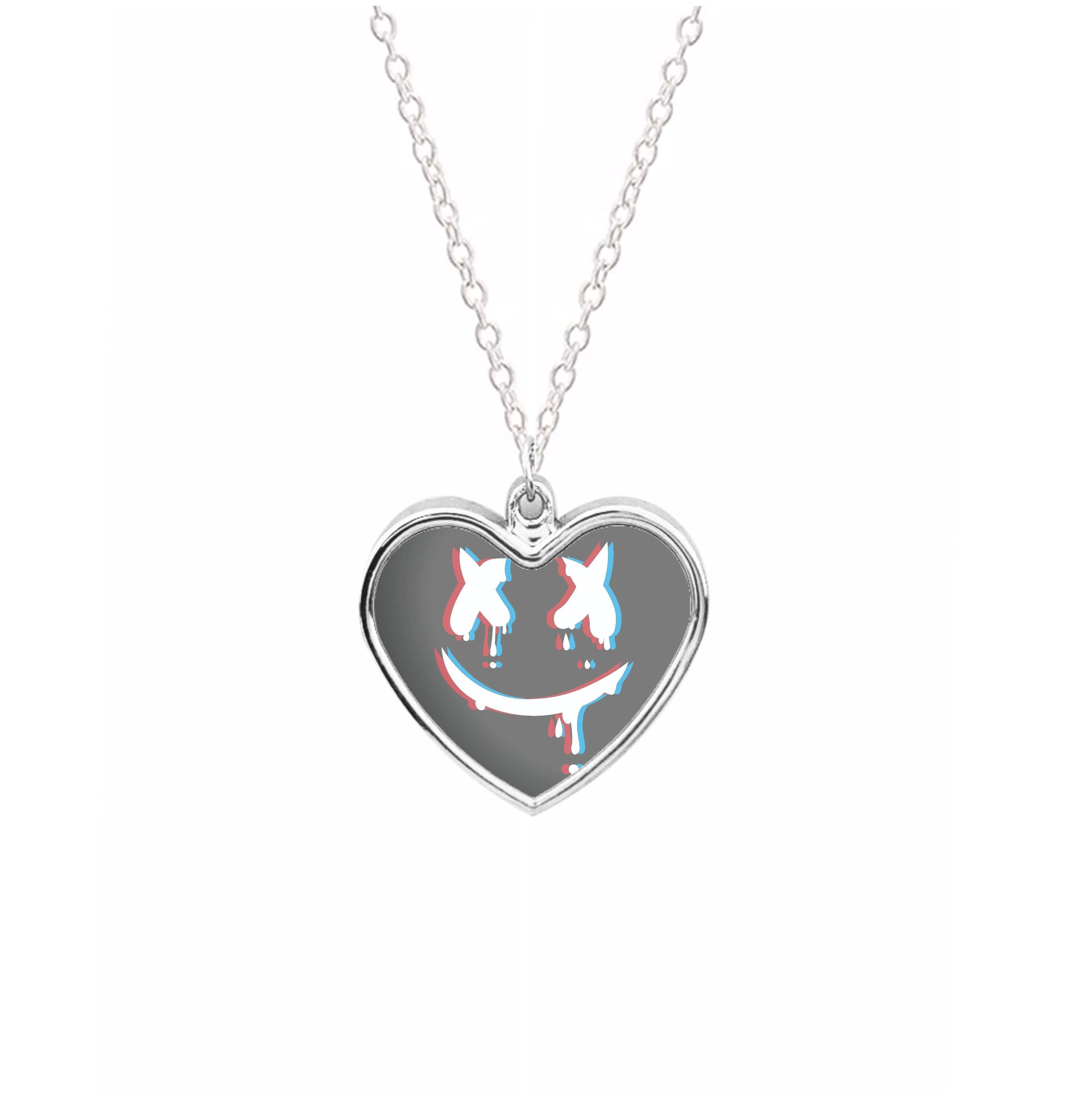 Blue Blur - White Helmet DJ Necklace