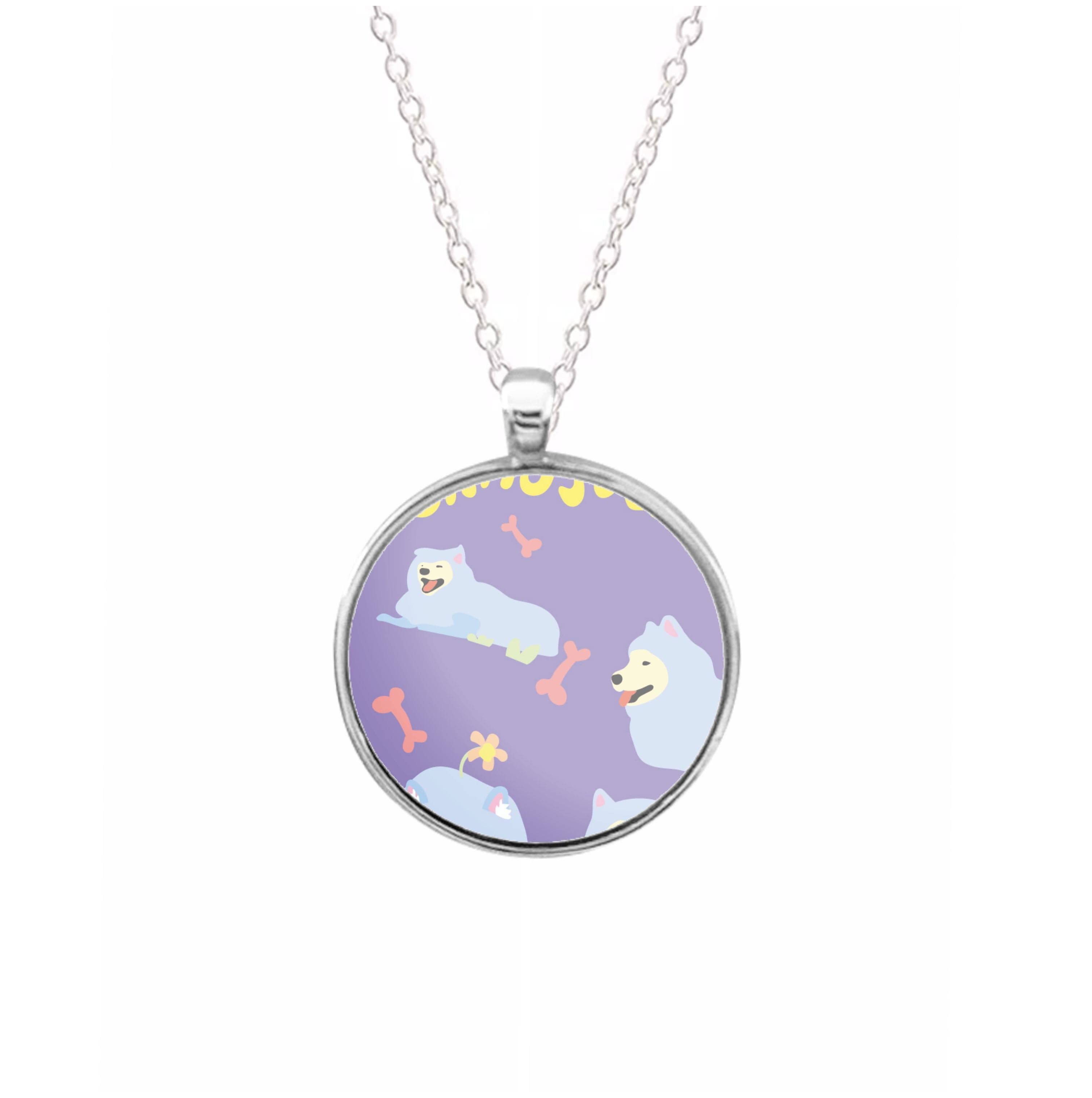 Samoyed - Dog Patterns Necklace