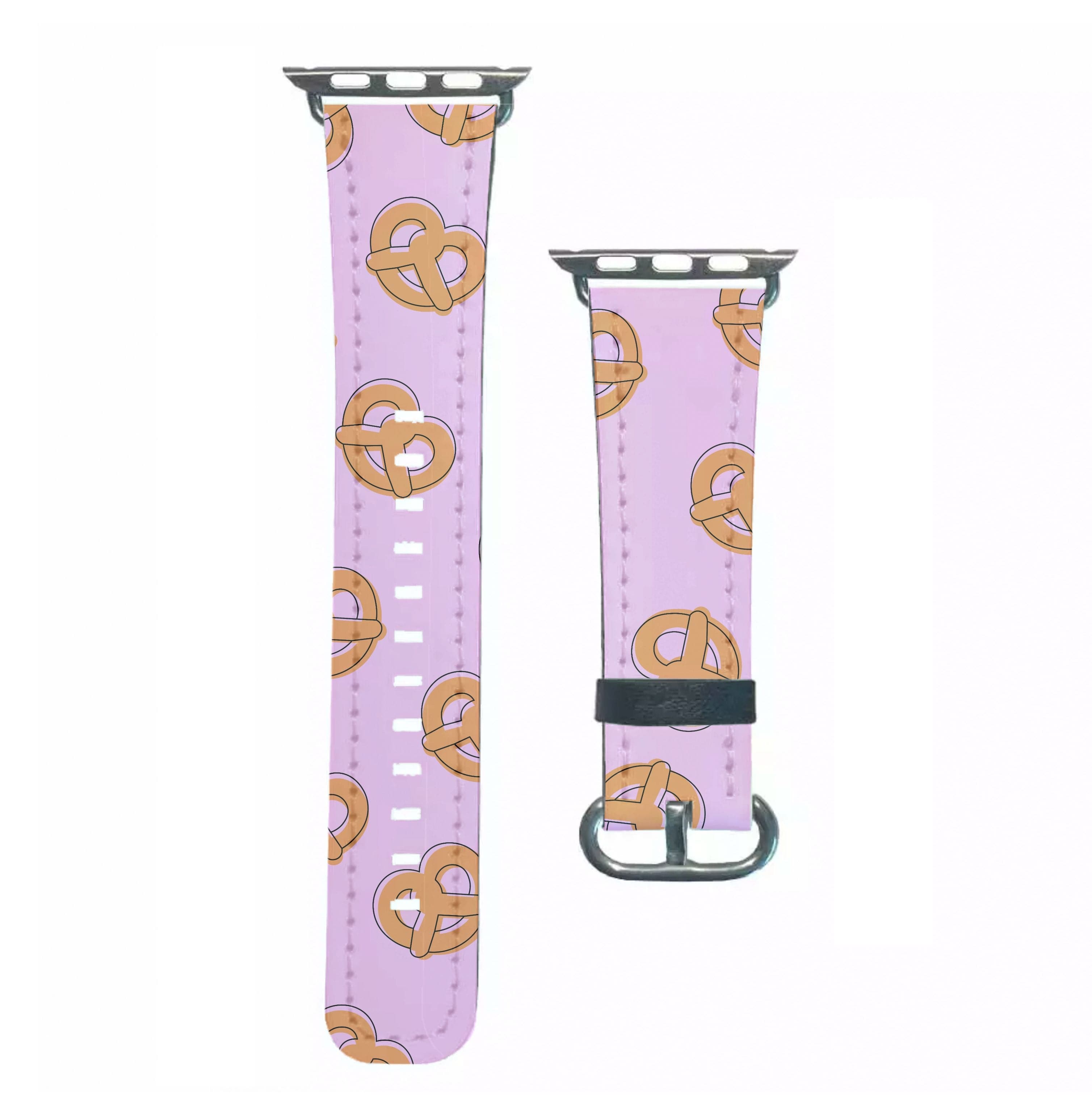 Pretzels - Fast Food Patterns Apple Watch Strap