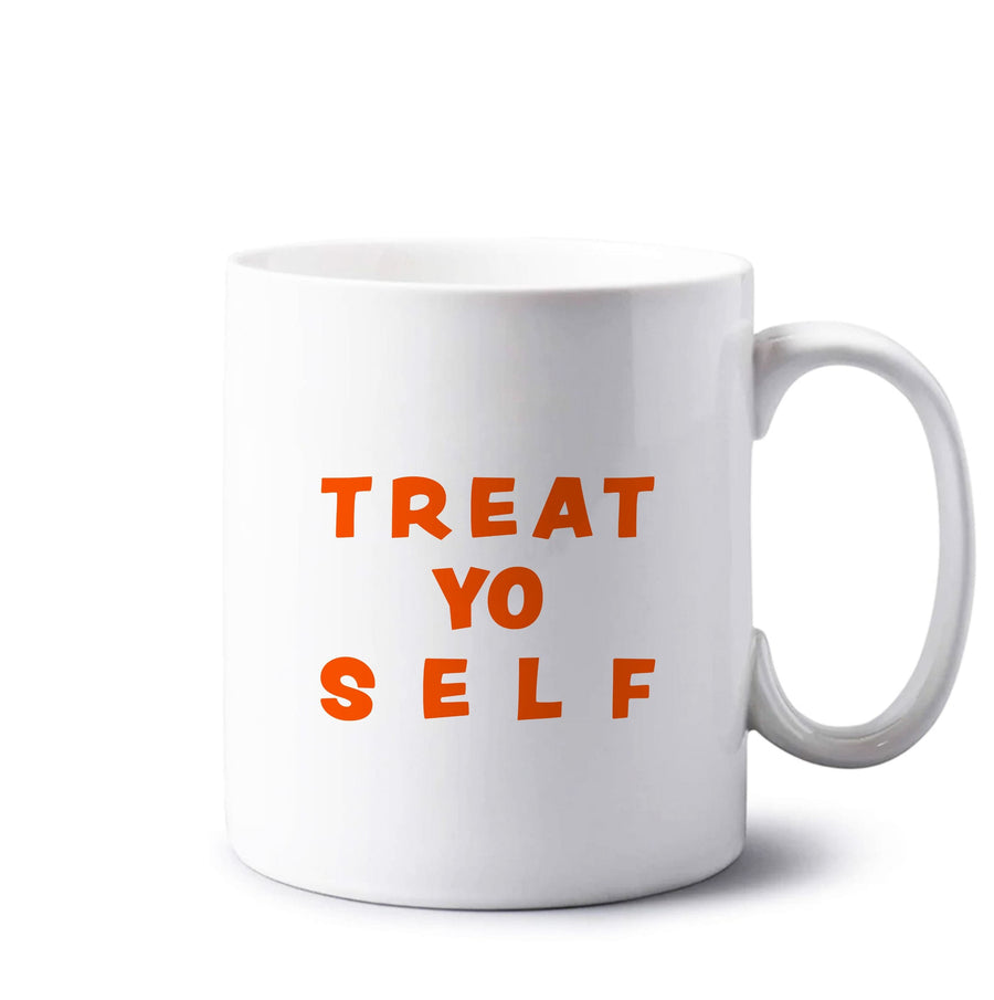 Treat Yo Self Parks And Rec - Halloween Specials Mug