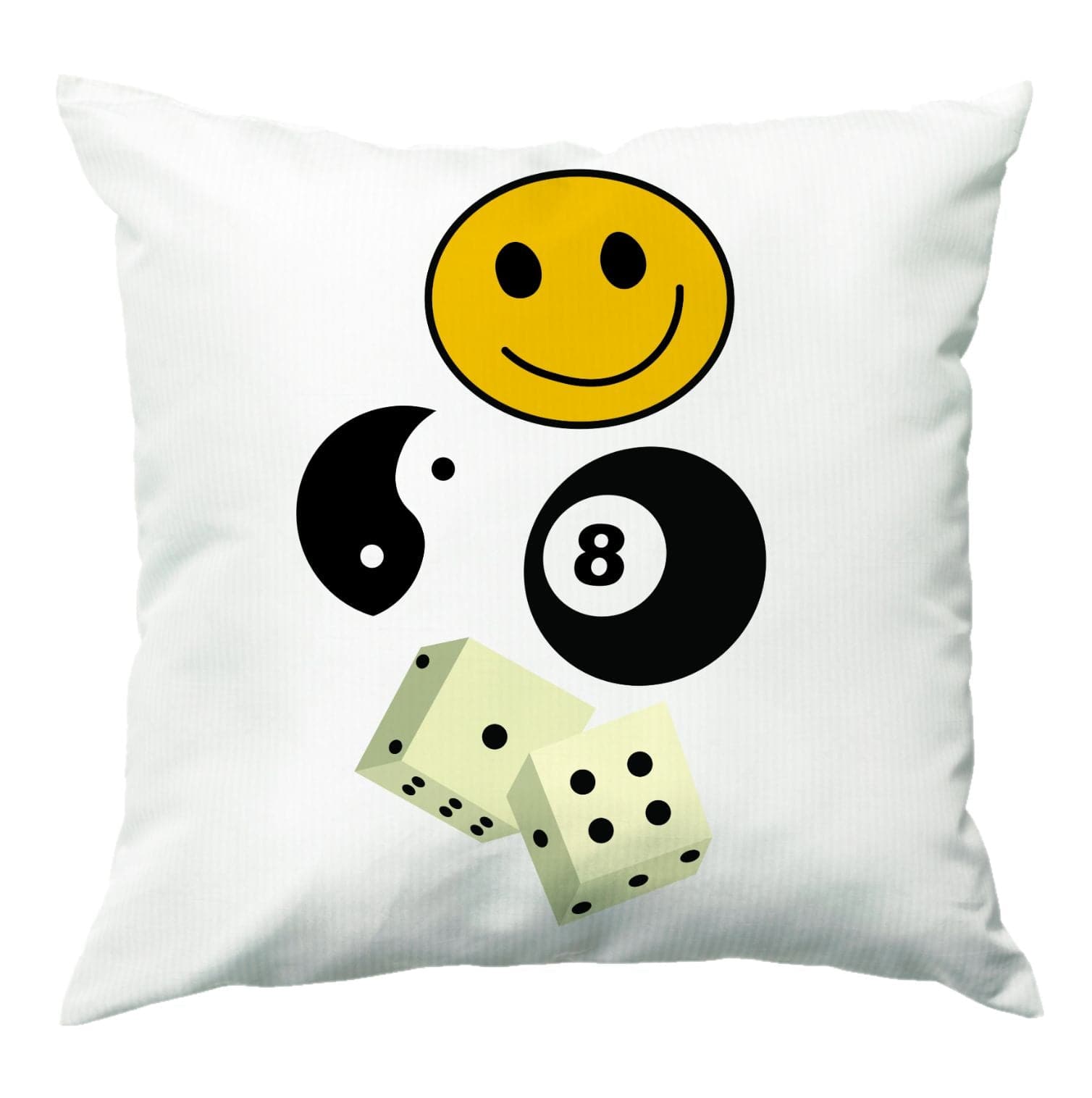 8 Ball Pattern - Skate Aesthetic  Cushion