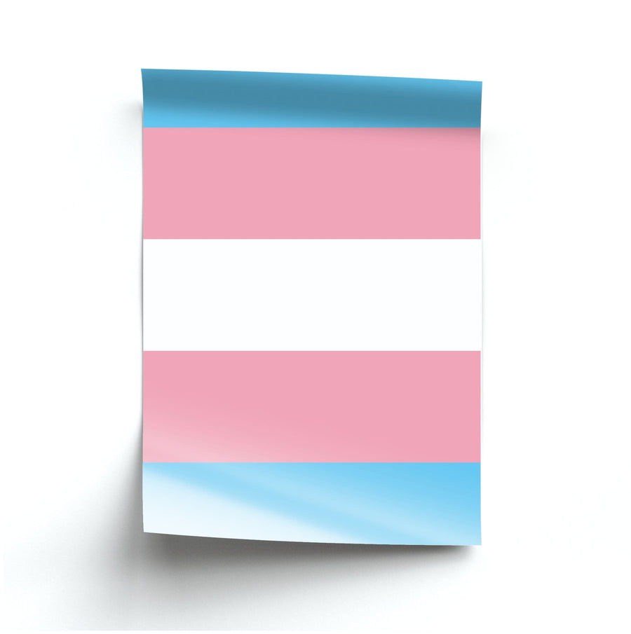 Trans Flag - Pride Poster