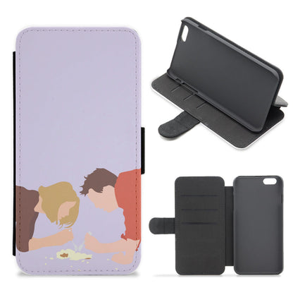 Eating Some Food Flip / Wallet Phone Case