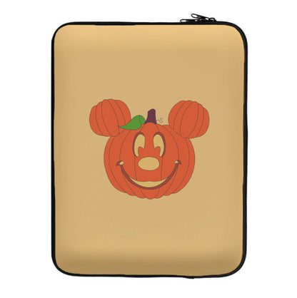 Mouse Pumpkin Halloween Laptop Sleeve