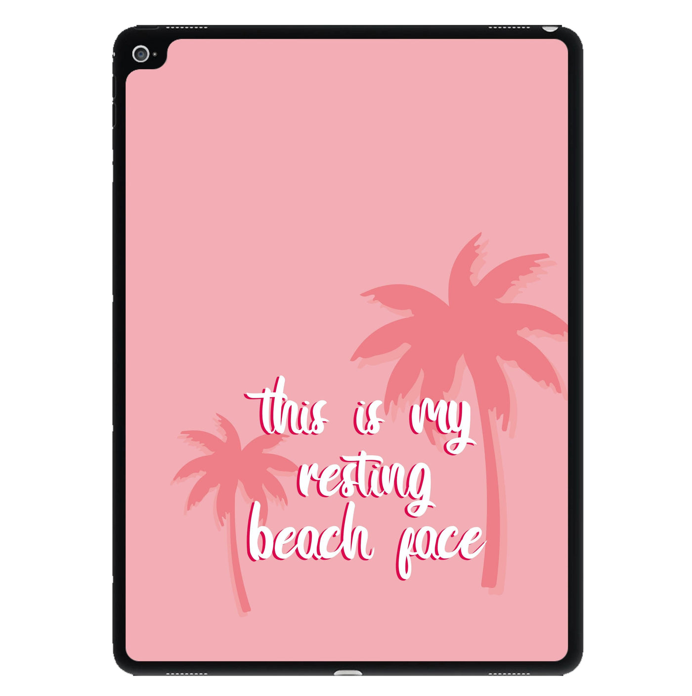 This Is My Resting Beach Face - Summer Quotes iPad Case