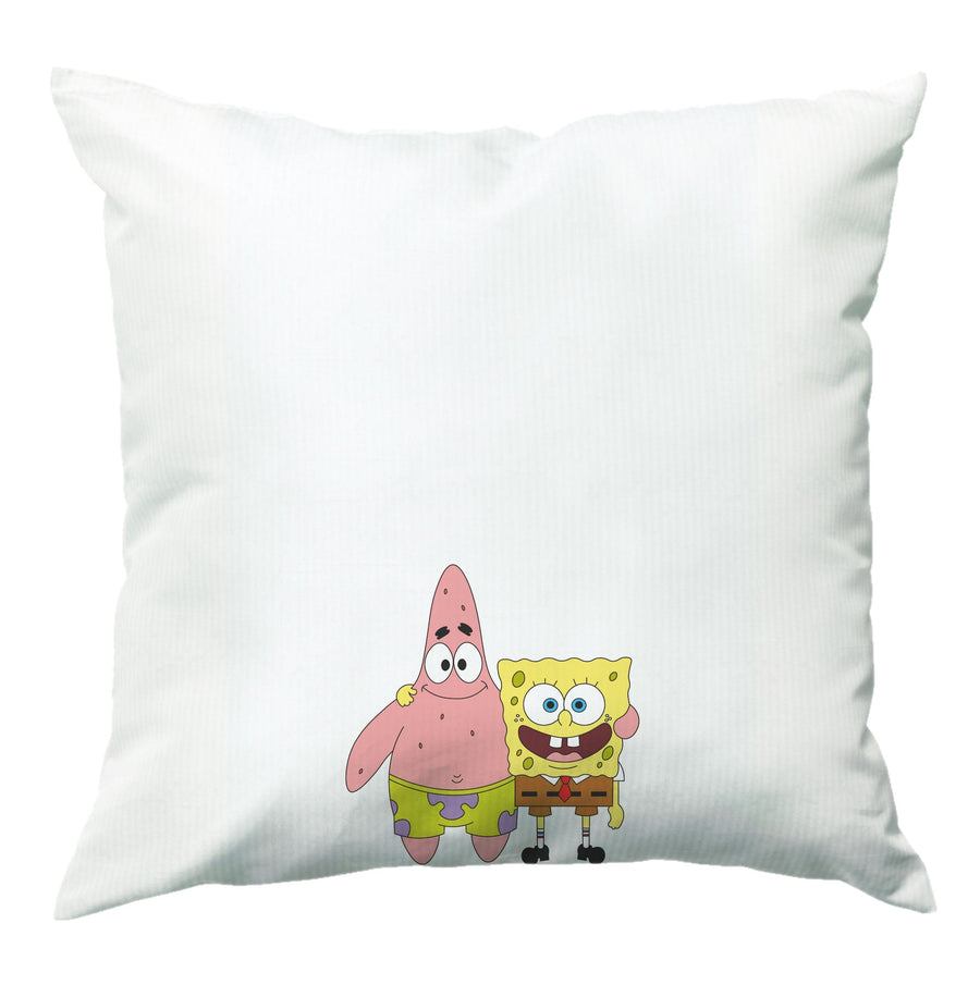 Patrick And Spongebob  Cushion