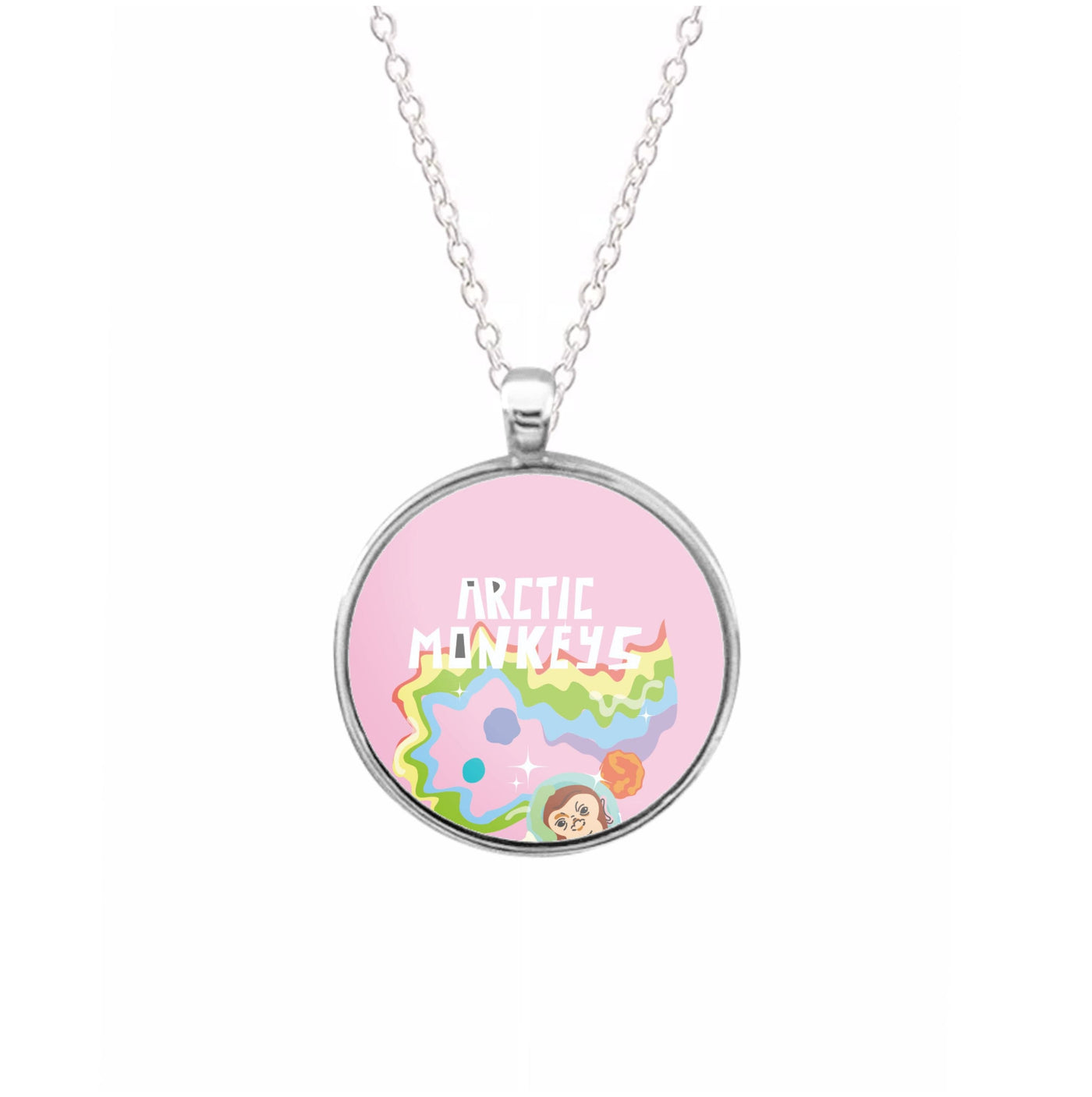 Artic Monkeys - Pink Necklace
