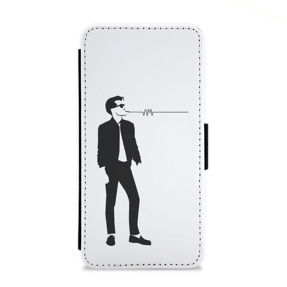 Artctic Monkeys Silhouette Flip Wallet Phone Case - Fun Cases