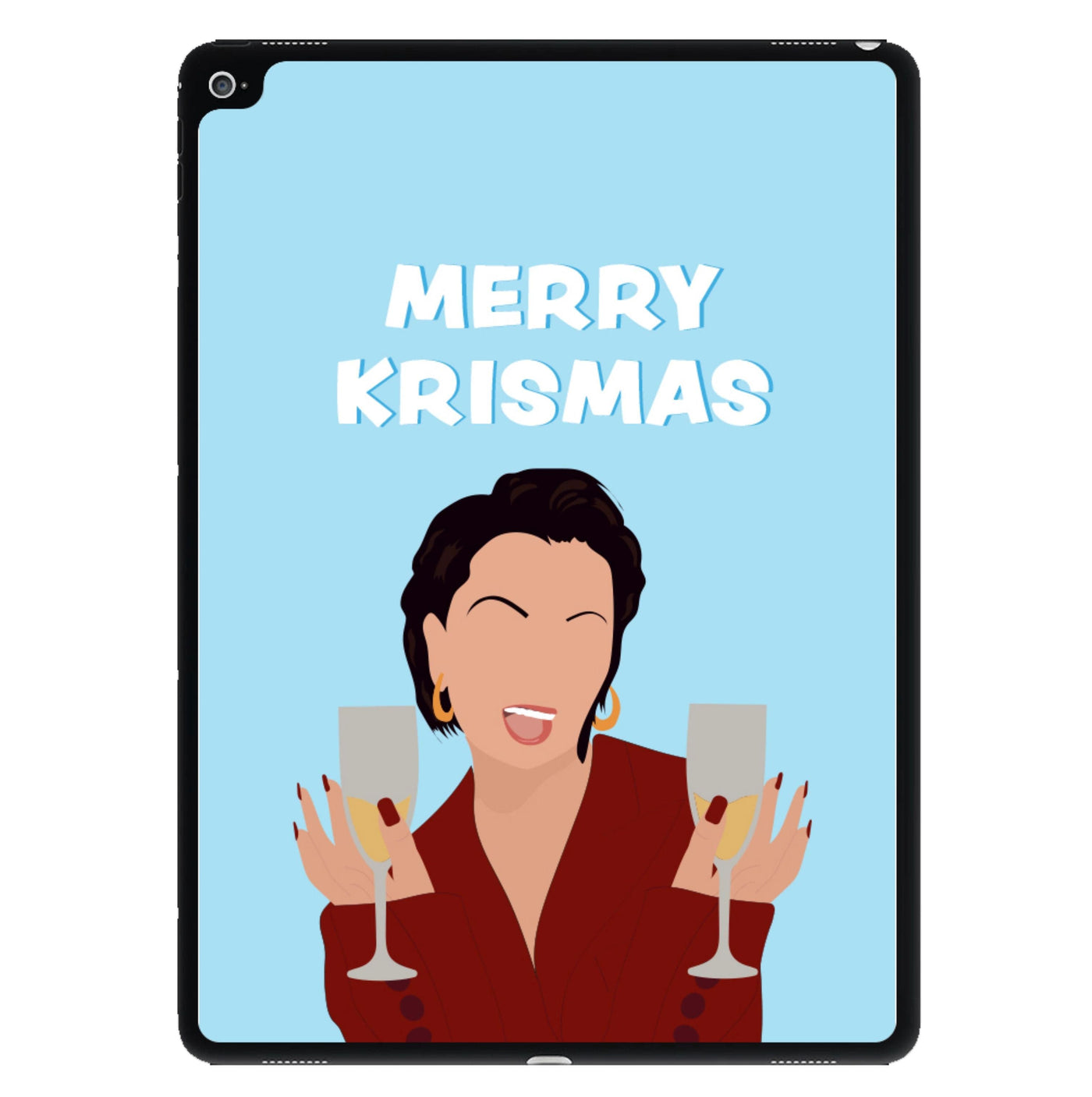 Merry Krismas - Kardashian Christmas iPad Case