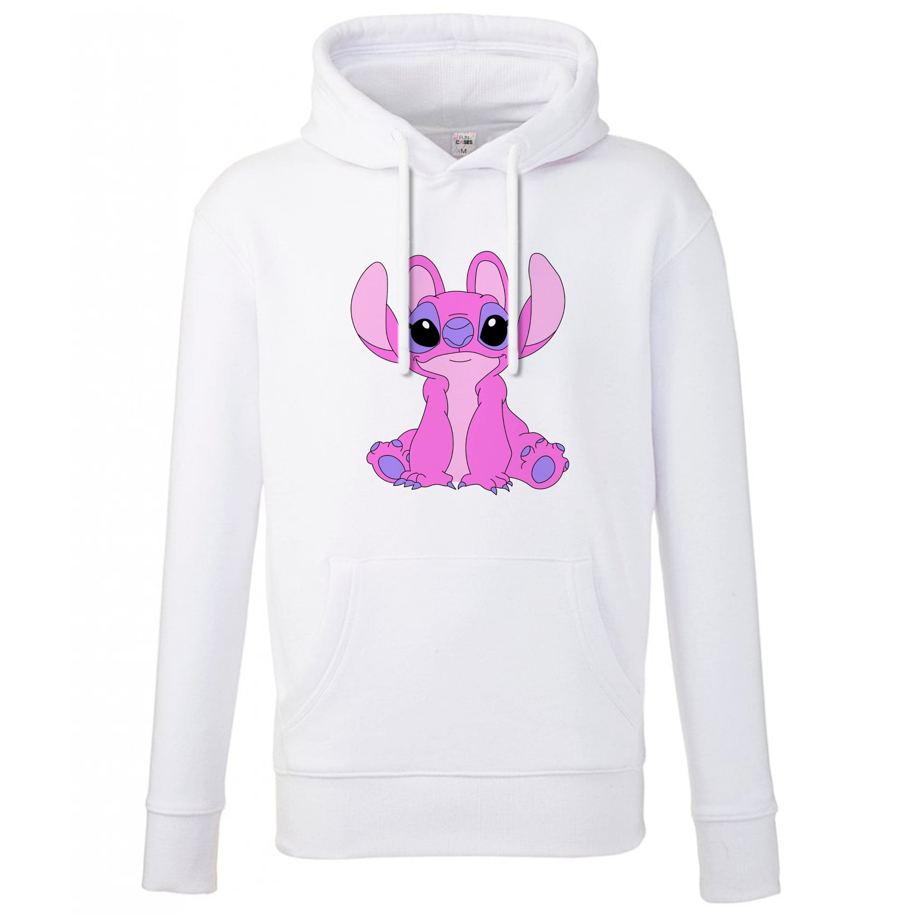 Sitting Down - Pink Alien Hoodie