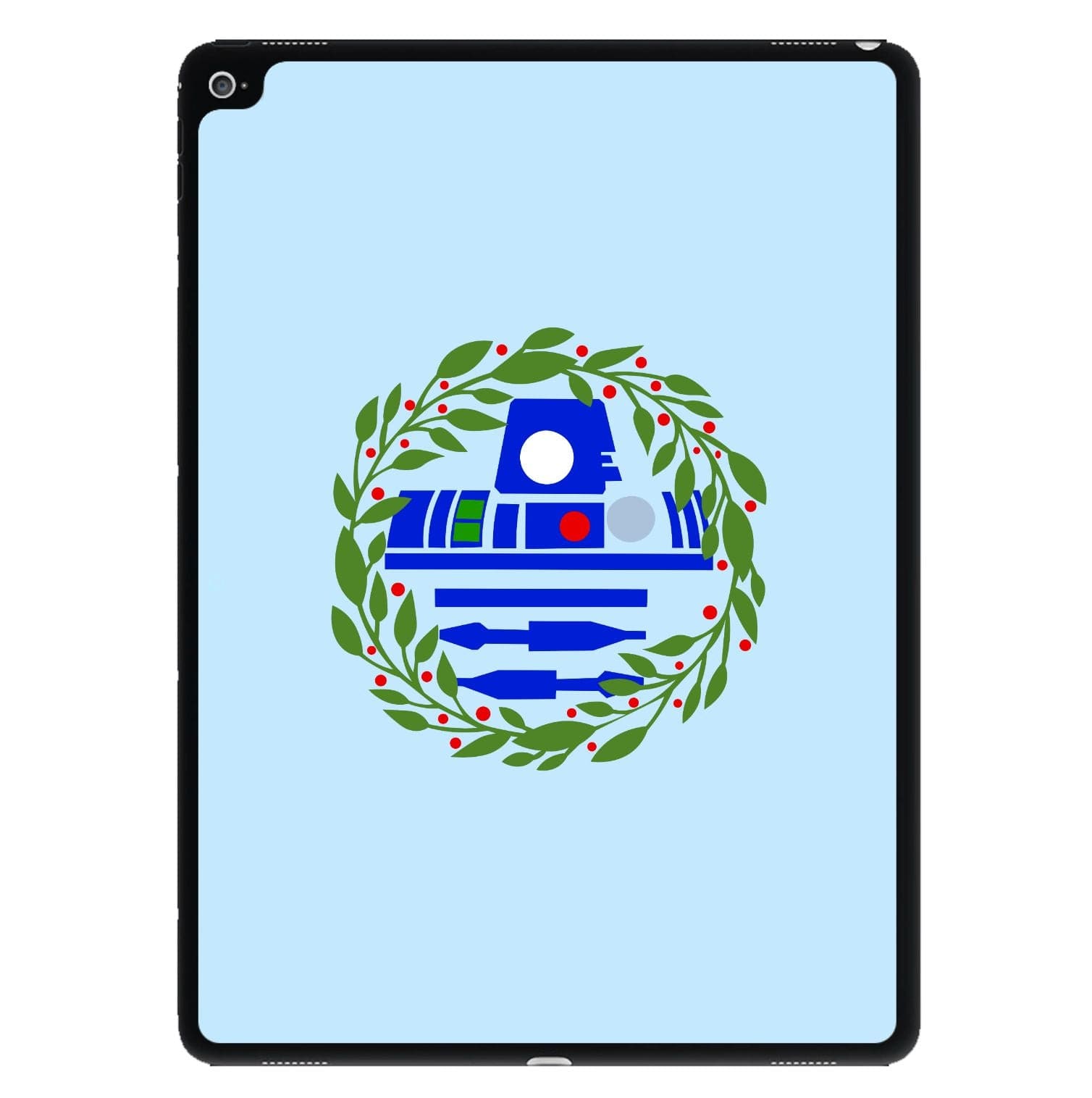 R2D2 Christmas Wreath iPad Case