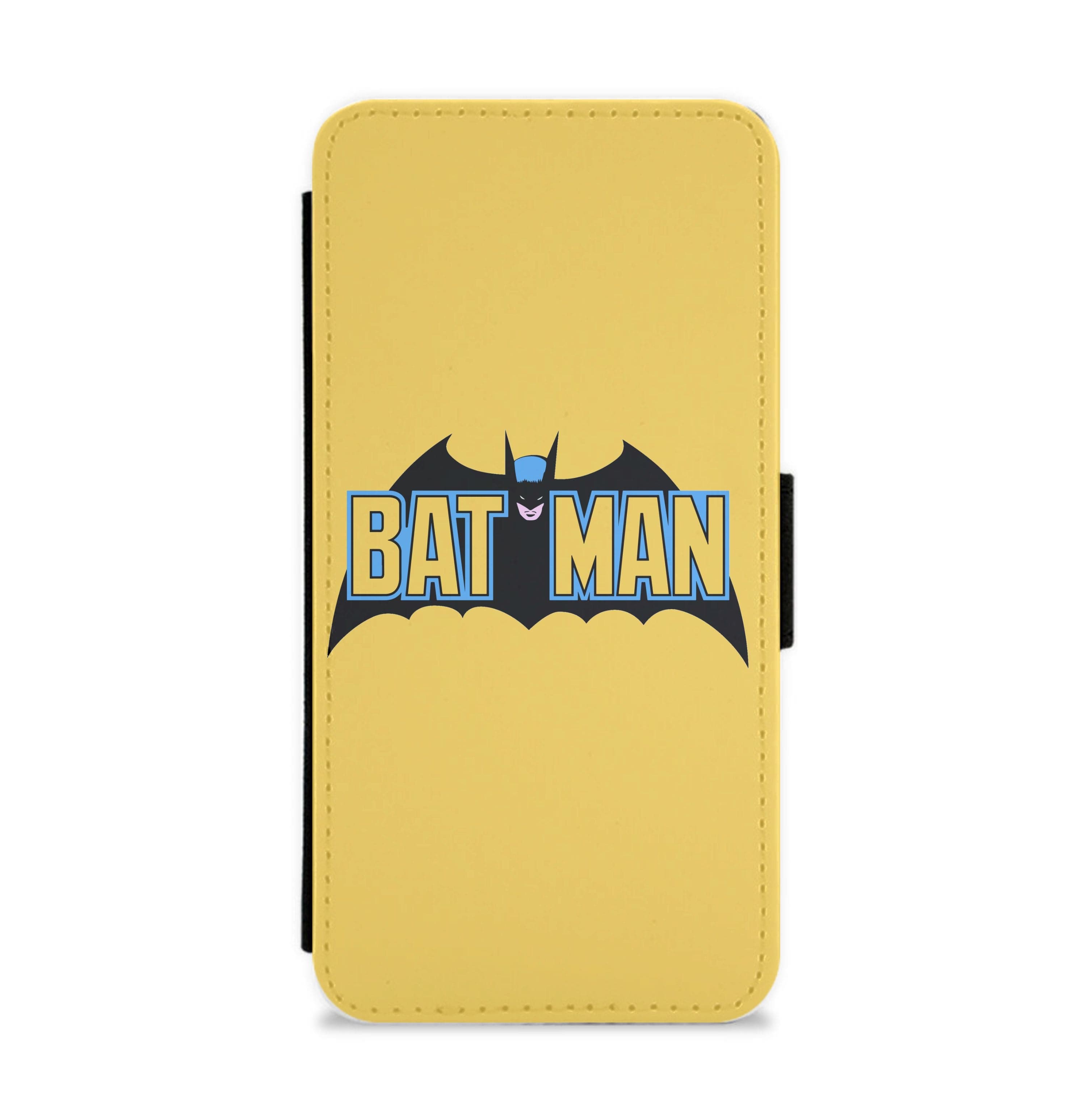 Yellow Batman Logo Wallet Phone Case