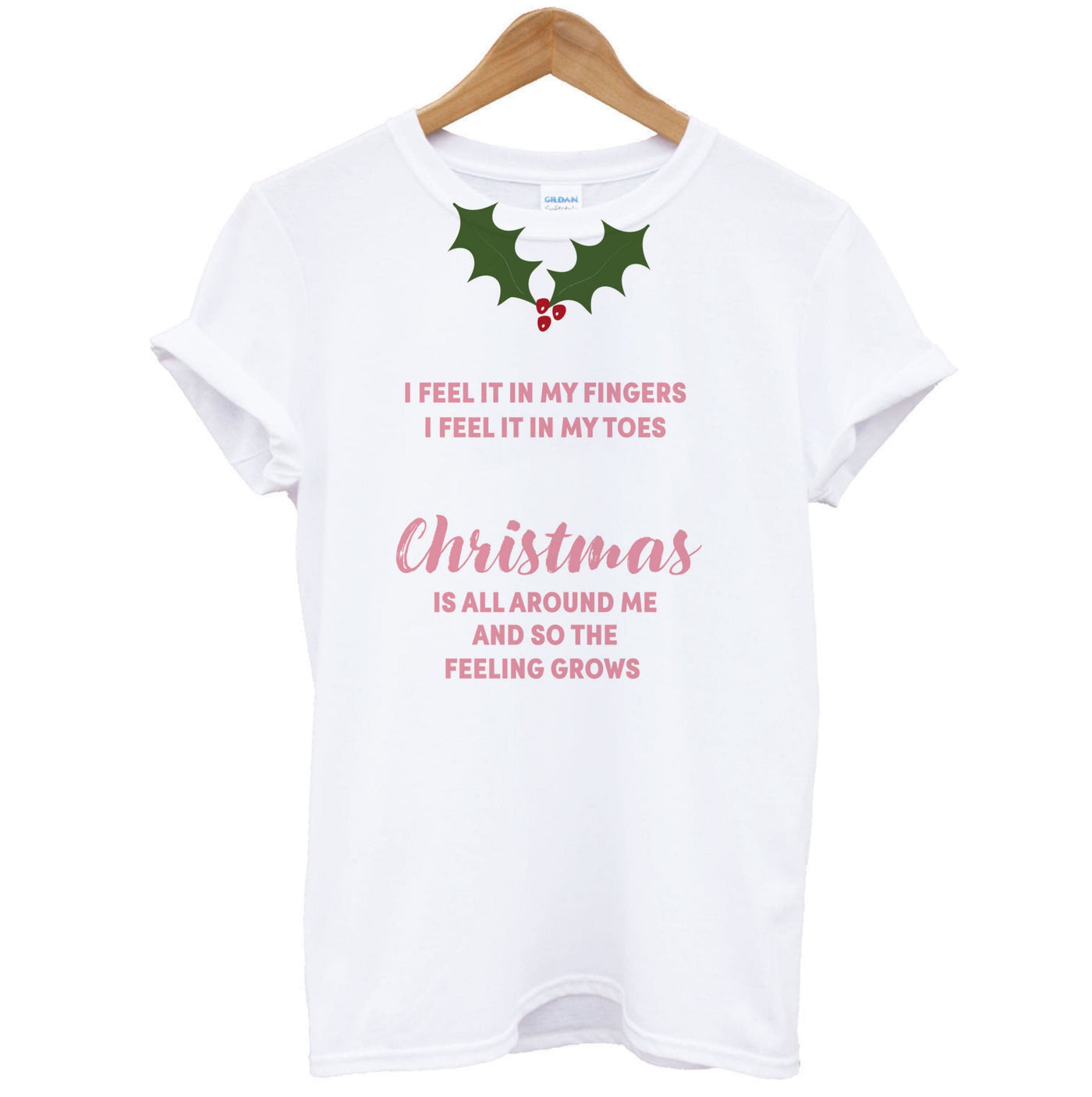 Christmas Is All Around Me - Love Actually T-Shirt