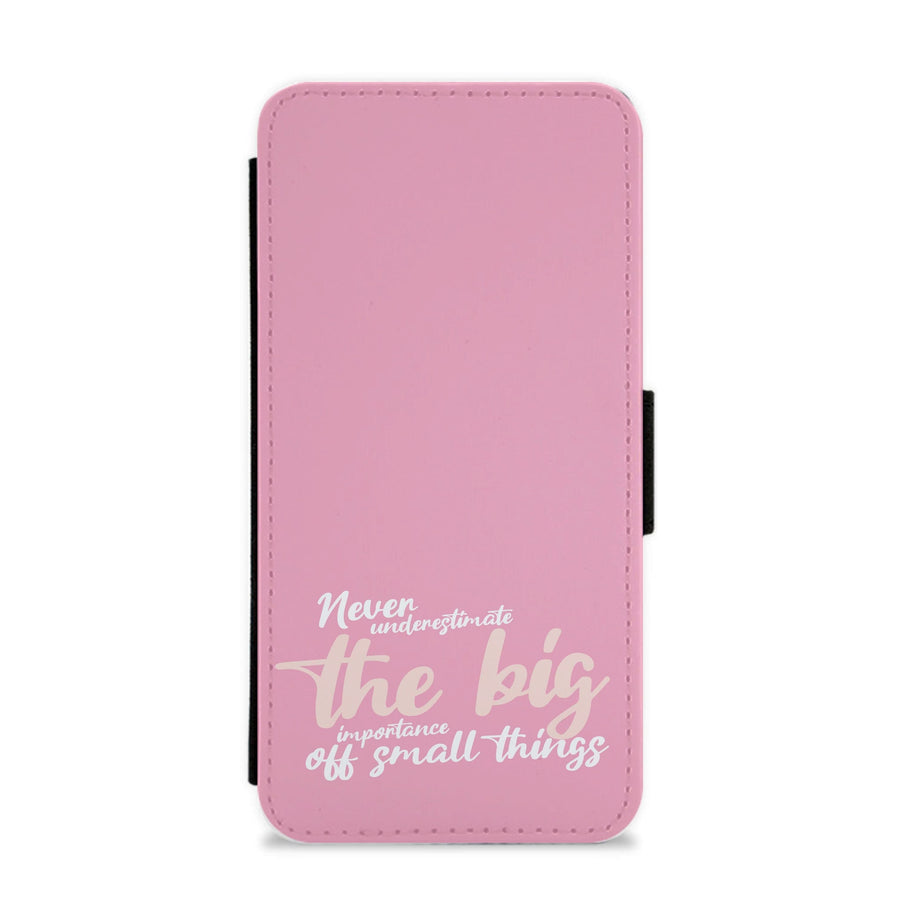 The Big Importance Of Small Things - The Midnight Libary Flip / Wallet Phone Case