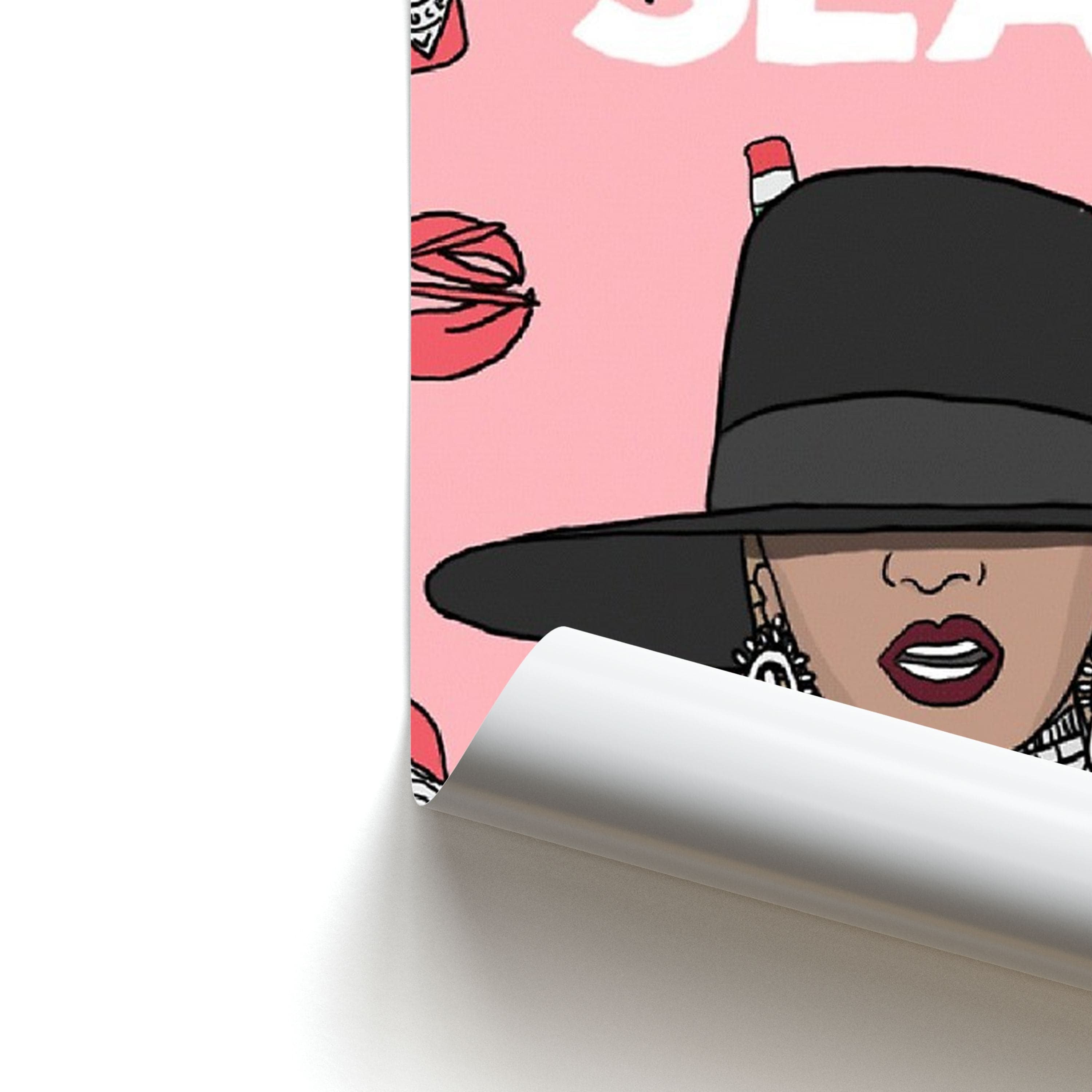 Slay - Queen B Cartoon Poster