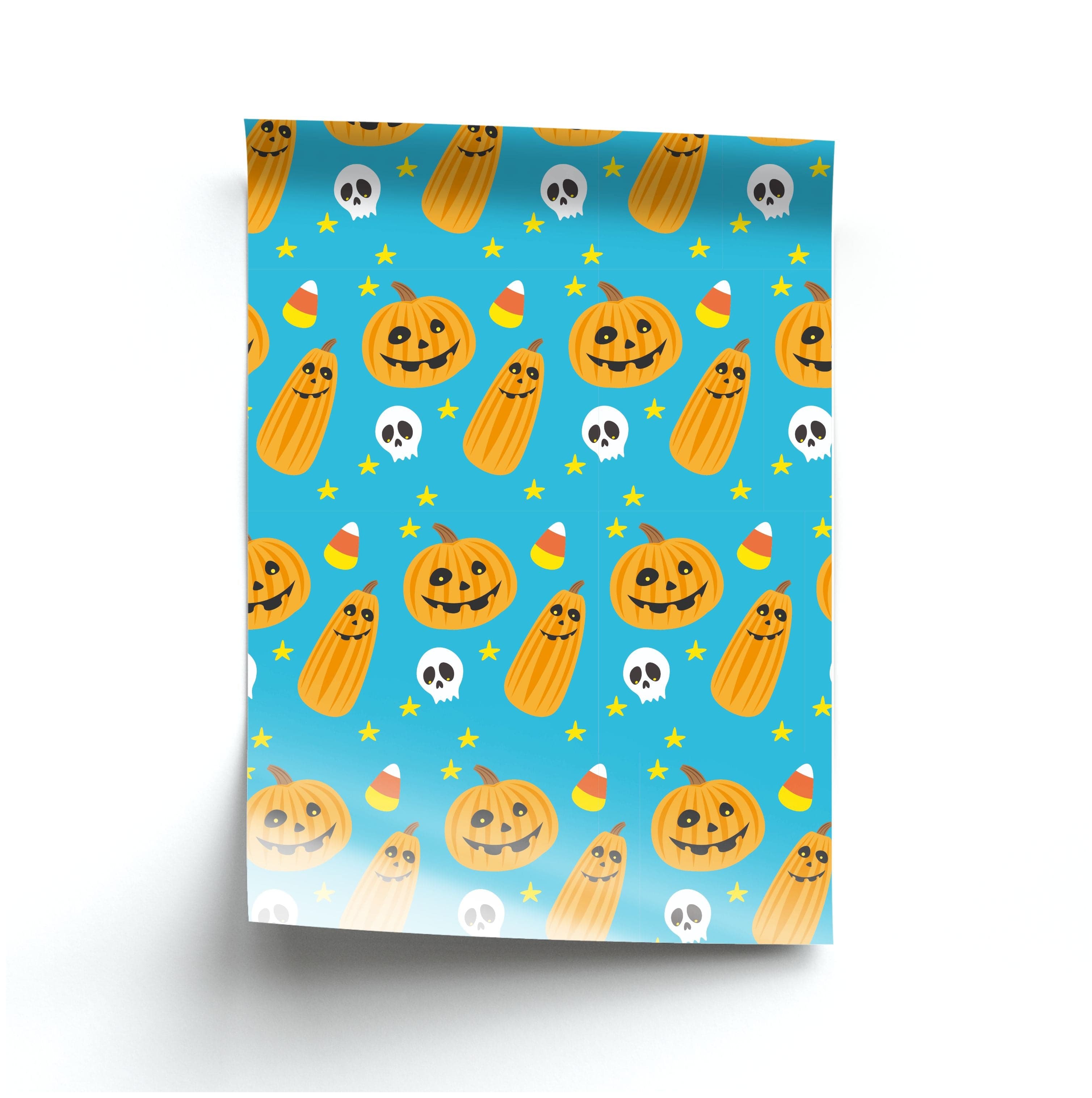 Halloween Pattern 1 Poster