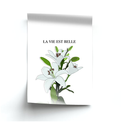 La Vie Est Belle - Clean Girl Aesthetic Poster