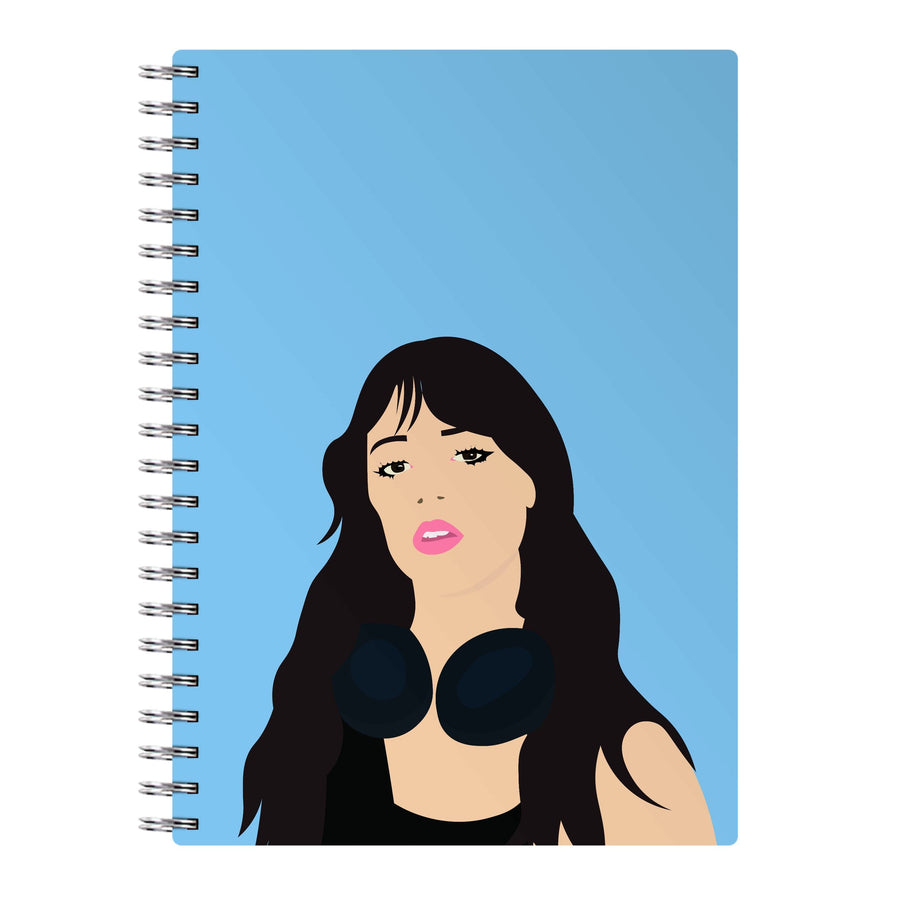 Headphones - Jenna Ortega Notebook