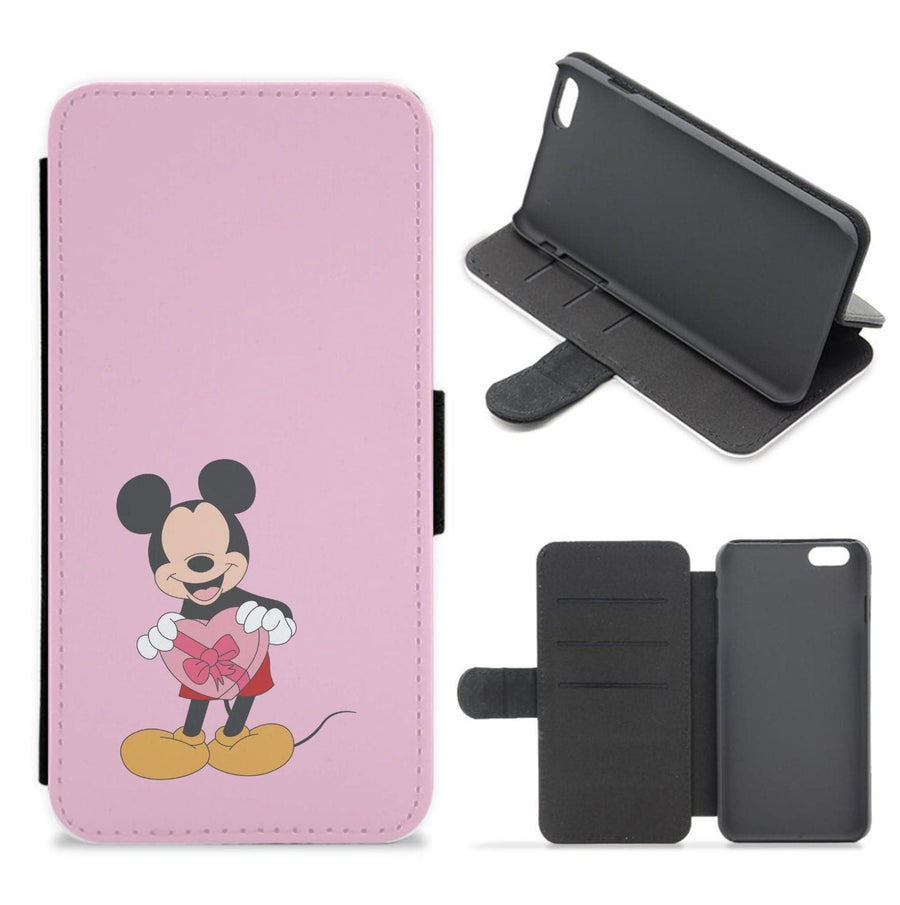 Mickey's Gift - Disney Valentine's Flip / Wallet Phone Case