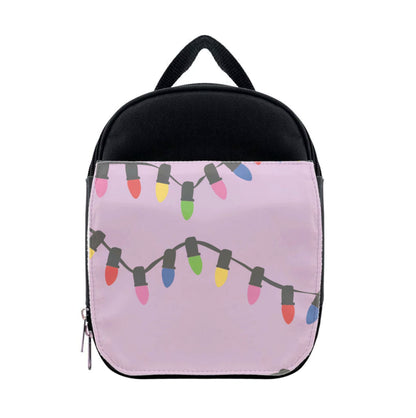 Pink Lights - Christmas Patterns Lunchbox