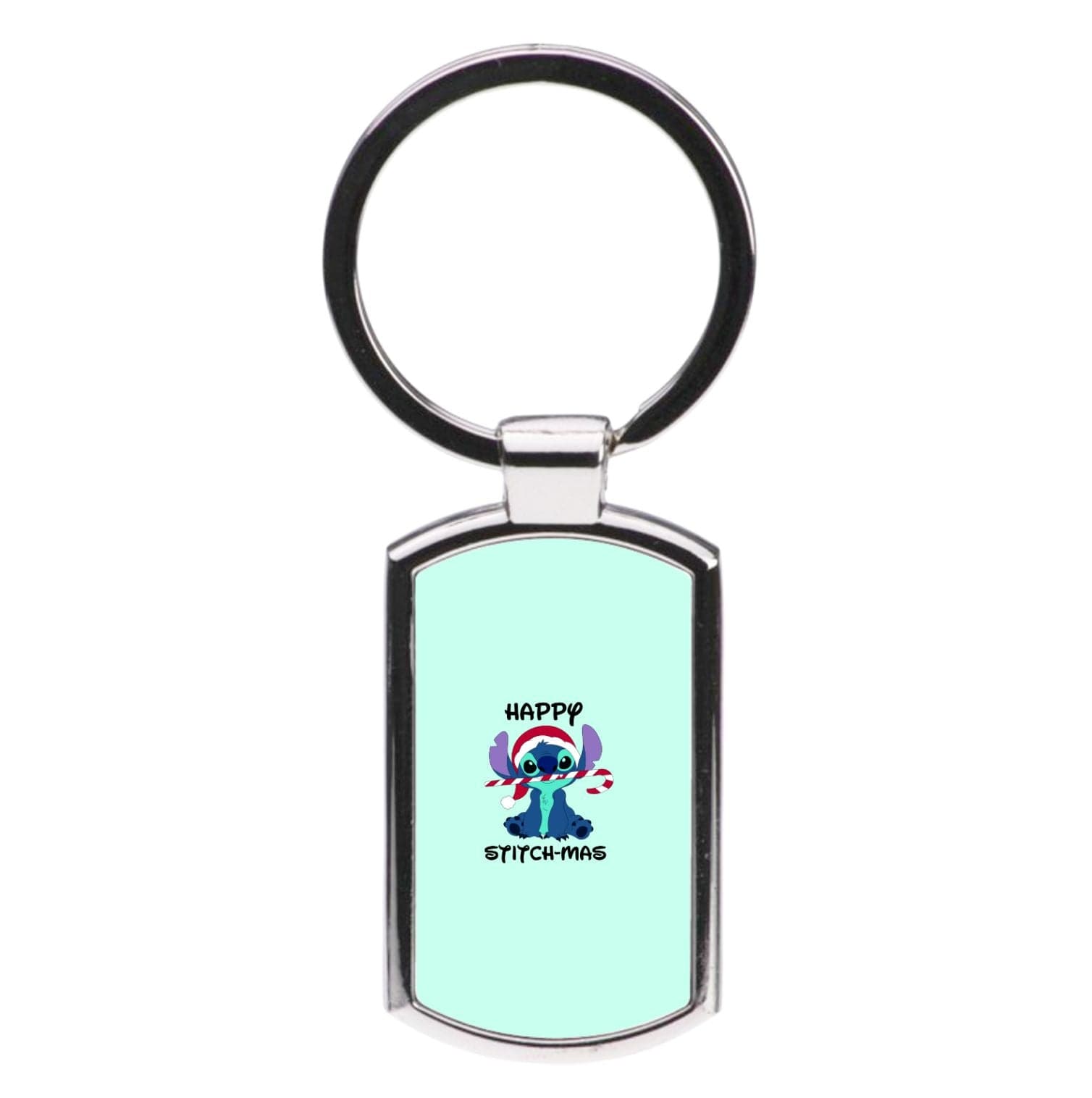 Happy Blue Alienmas - Christmas Luxury Keyring