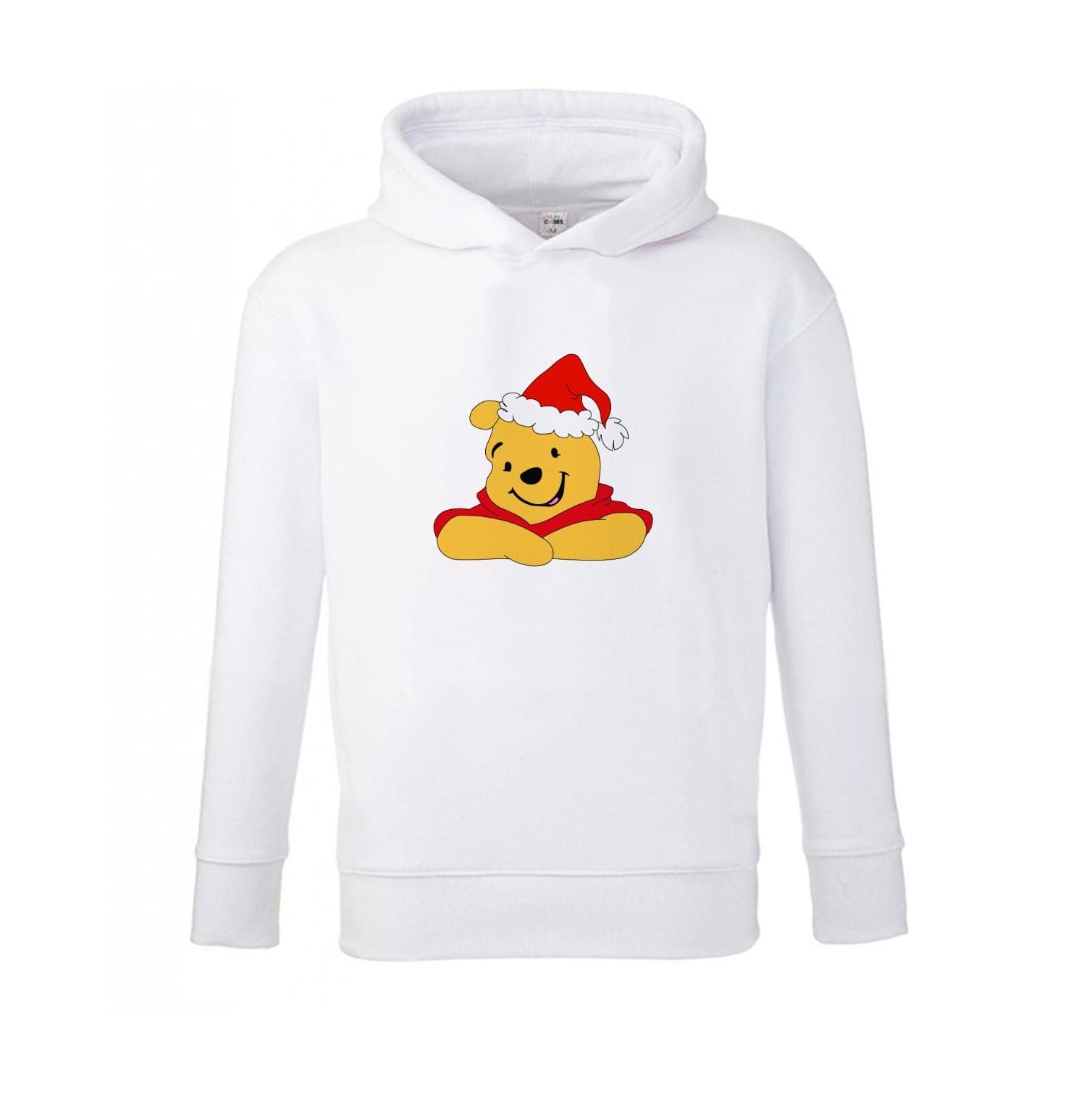 Winnie Pattern Christmas Kids Hoodie